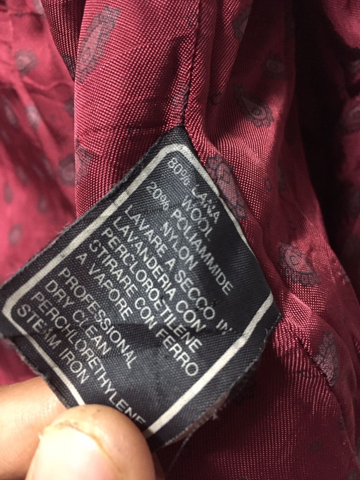 Longchamp × Vintage Made in Italy Wool Bomber Jacket by Longchamp Size US L / EU 52-54 / 3 - 6 Thumbnail
