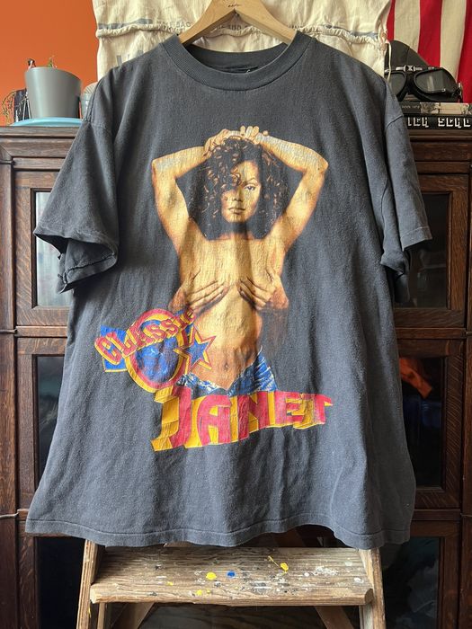 Rare Janet Jackson Bootleg Tees Reprint Single Stitch, Grailed