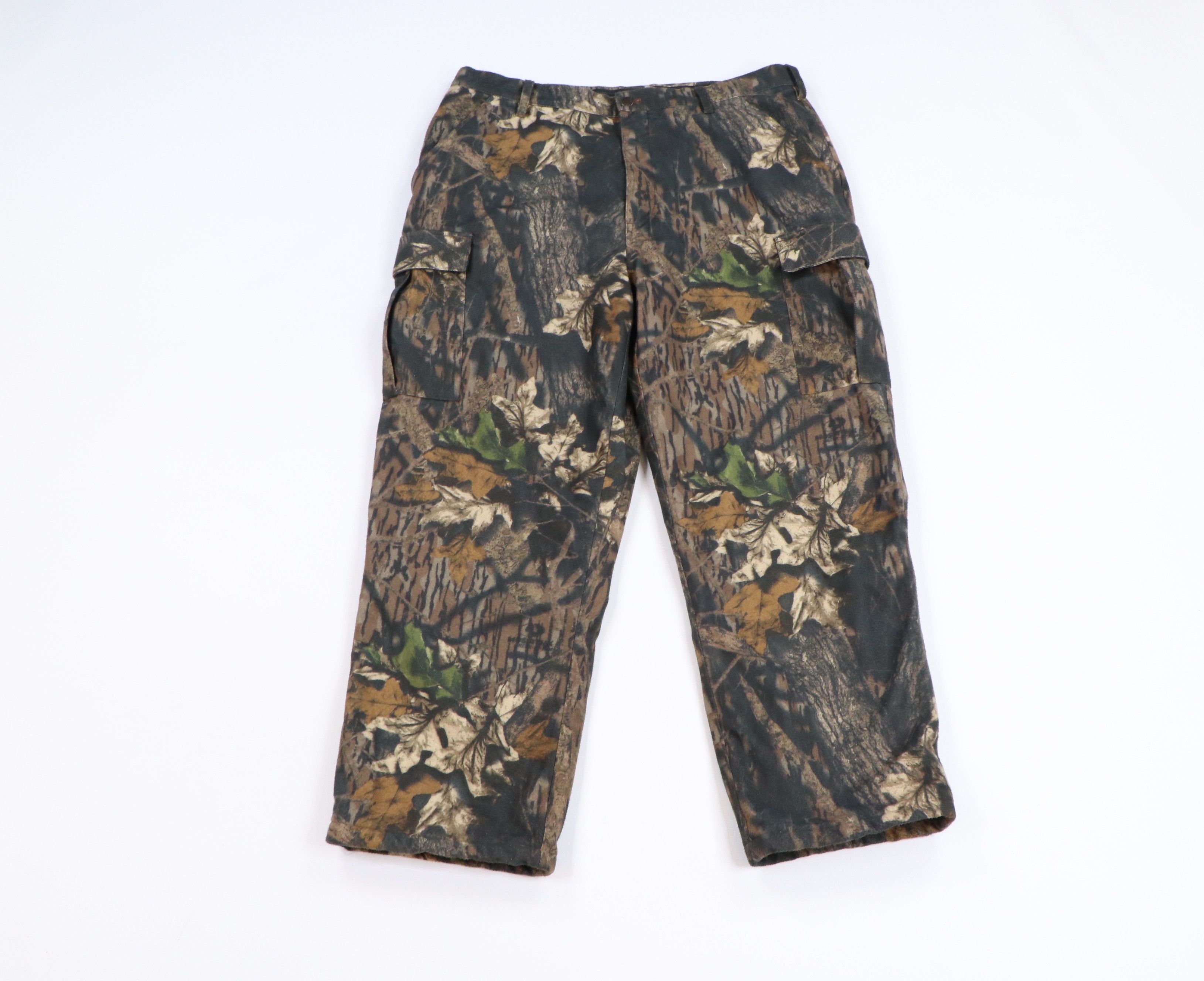 Pantalon Cargo Homme Cabela's - Taille 36x36 - Camouflage Chêne Mousse - Occasion Parfait état - Pour Chasse Extérieur