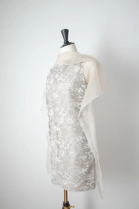 Dingyun Zhang SS13 veiled lace dress Size XS / US 0-2 / IT 36-38 - 5 Thumbnail
