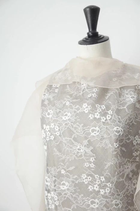 Dingyun Zhang SS13 veiled lace dress Size XS / US 0-2 / IT 36-38 - 3 Thumbnail