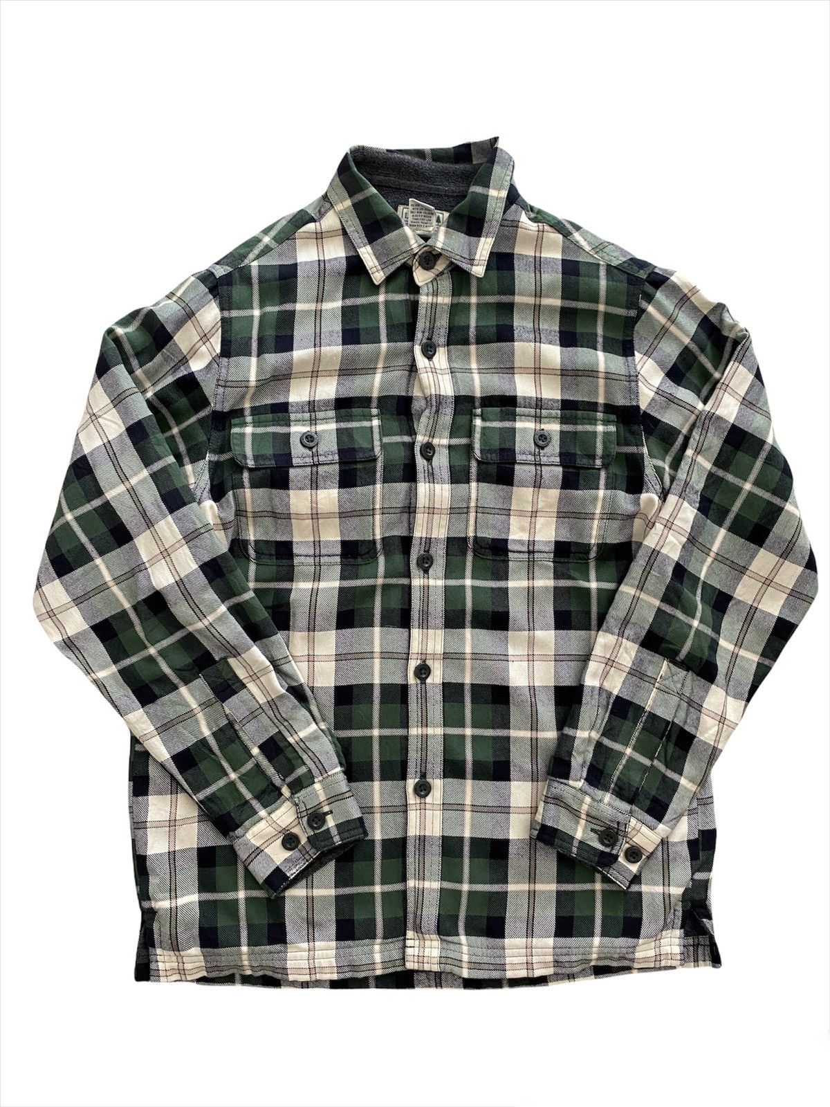 Flannel × L.L. Bean × Vintage Vtg L.L.Bean Flannel Button Shirt nice designer Size US M / EU 48-50 / 2 - 3 Thumbnail