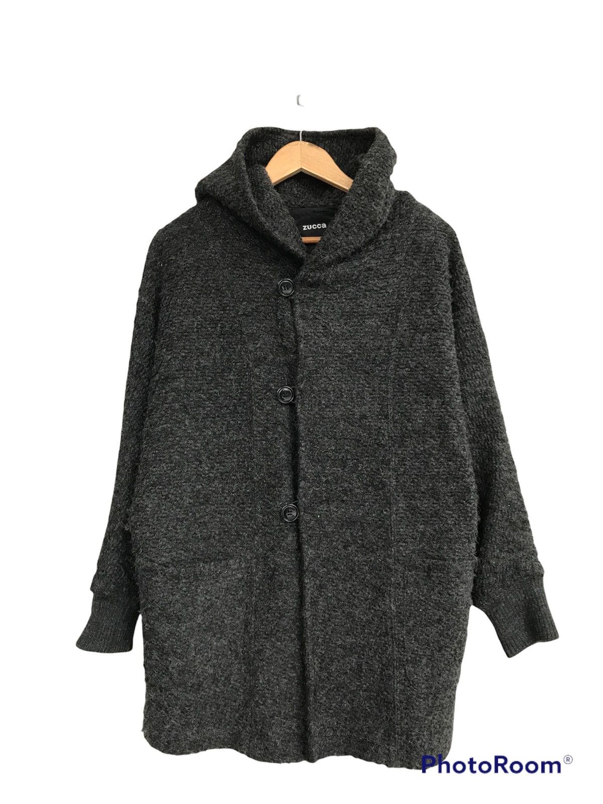 CABANE de ZUCCA ウール フード付Pコート アーカイブ ダークコア Men's CABANE de ZUCCa Outerwear | Grailed