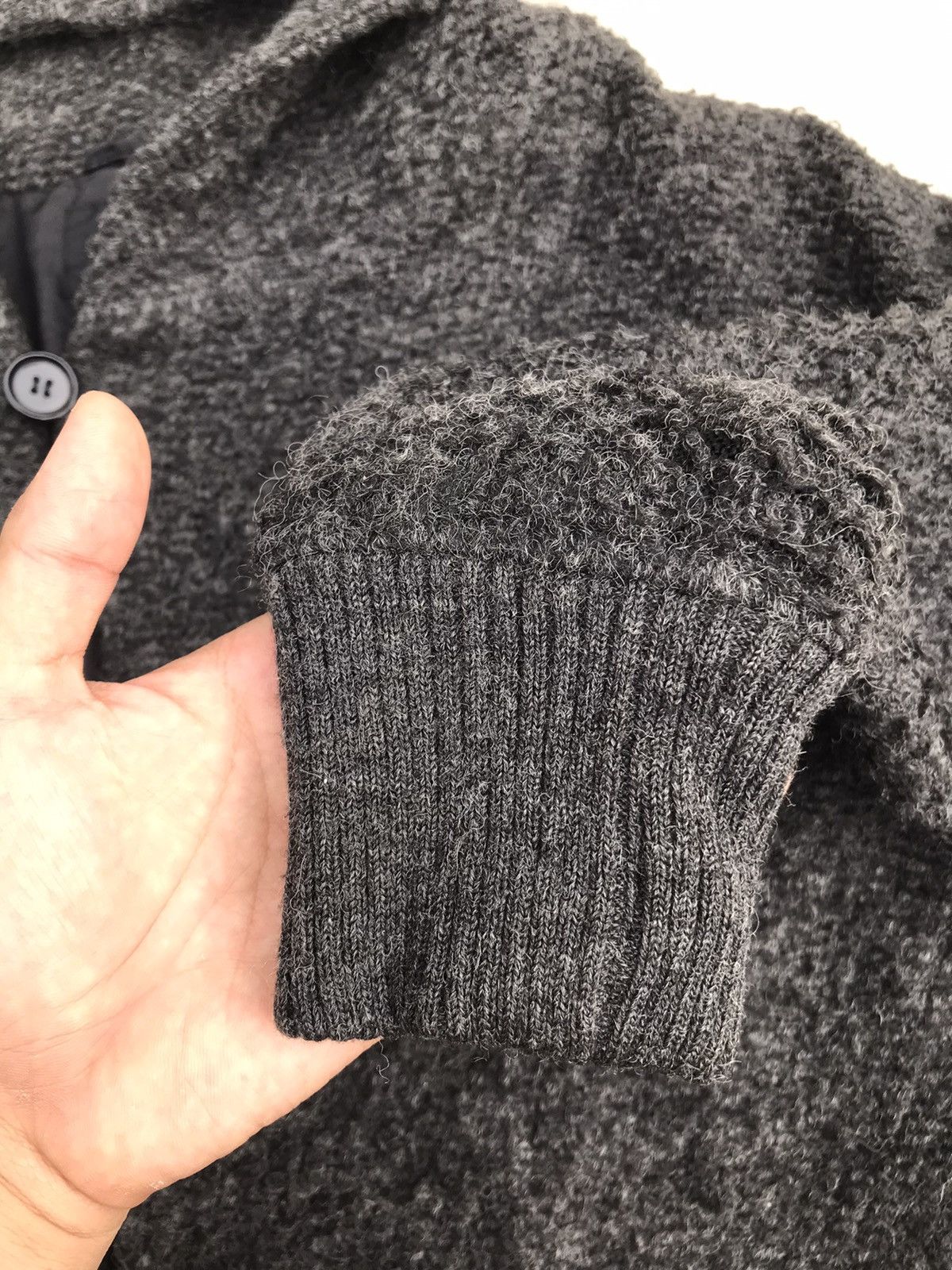 CABANE de ZUCCa × Designer × Issey Miyake Zucca by Issey Miyake Wool Hooded Cardigan Size US M / EU 48-50 / 2 - 9 Thumbnail