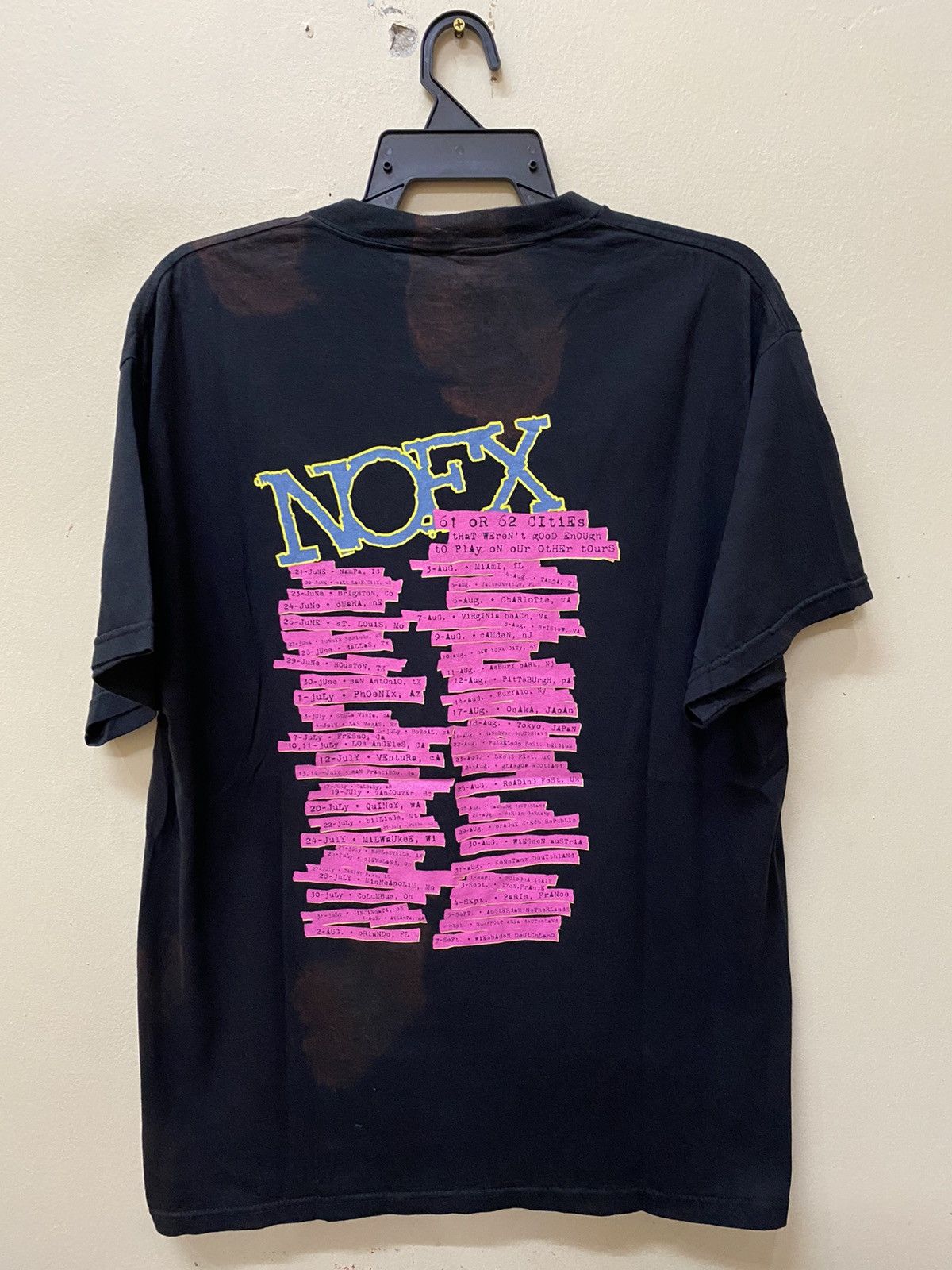 Streetwear × Vintage Vintage 90s Nofx Concert Tee Band Punk Rock t 