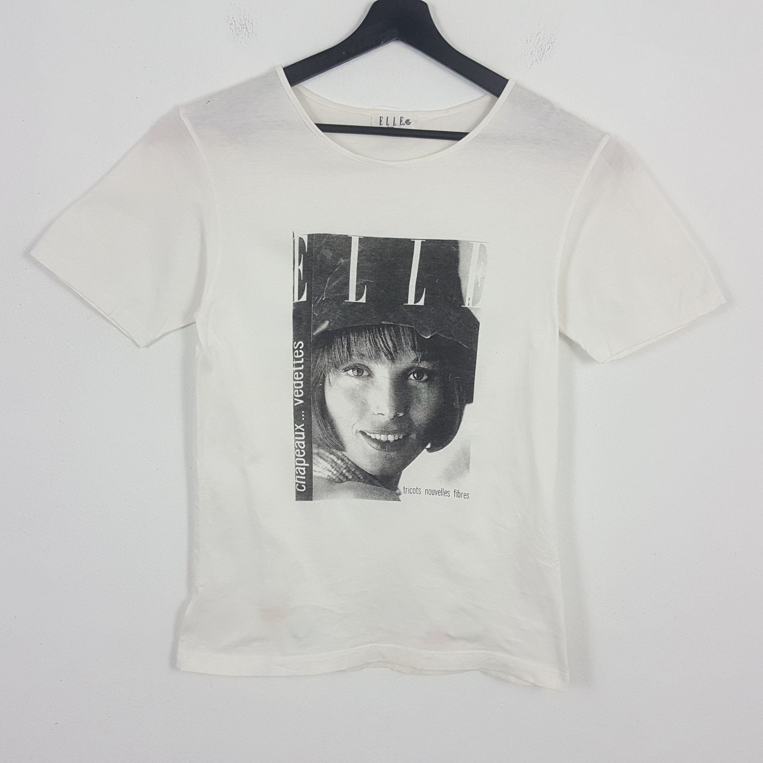 Vintage EELE Italian brand Photo Print Design Tshirt
