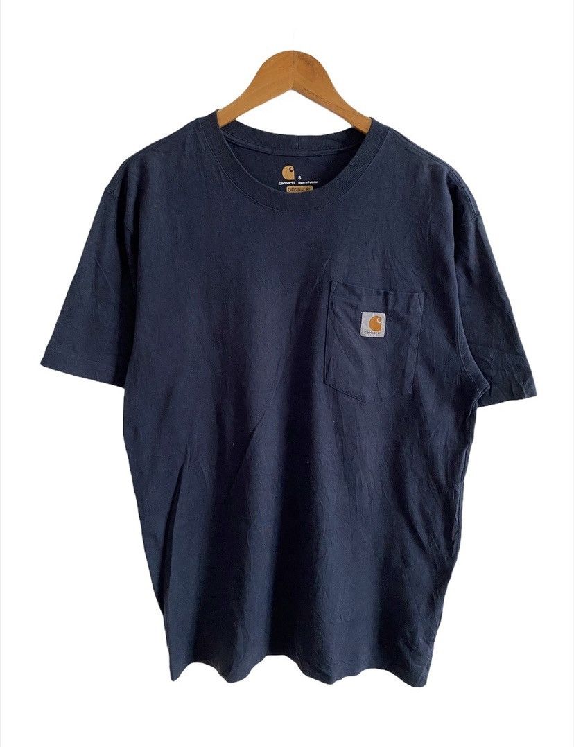 Rare carhartt Single pocket Logo Shirt