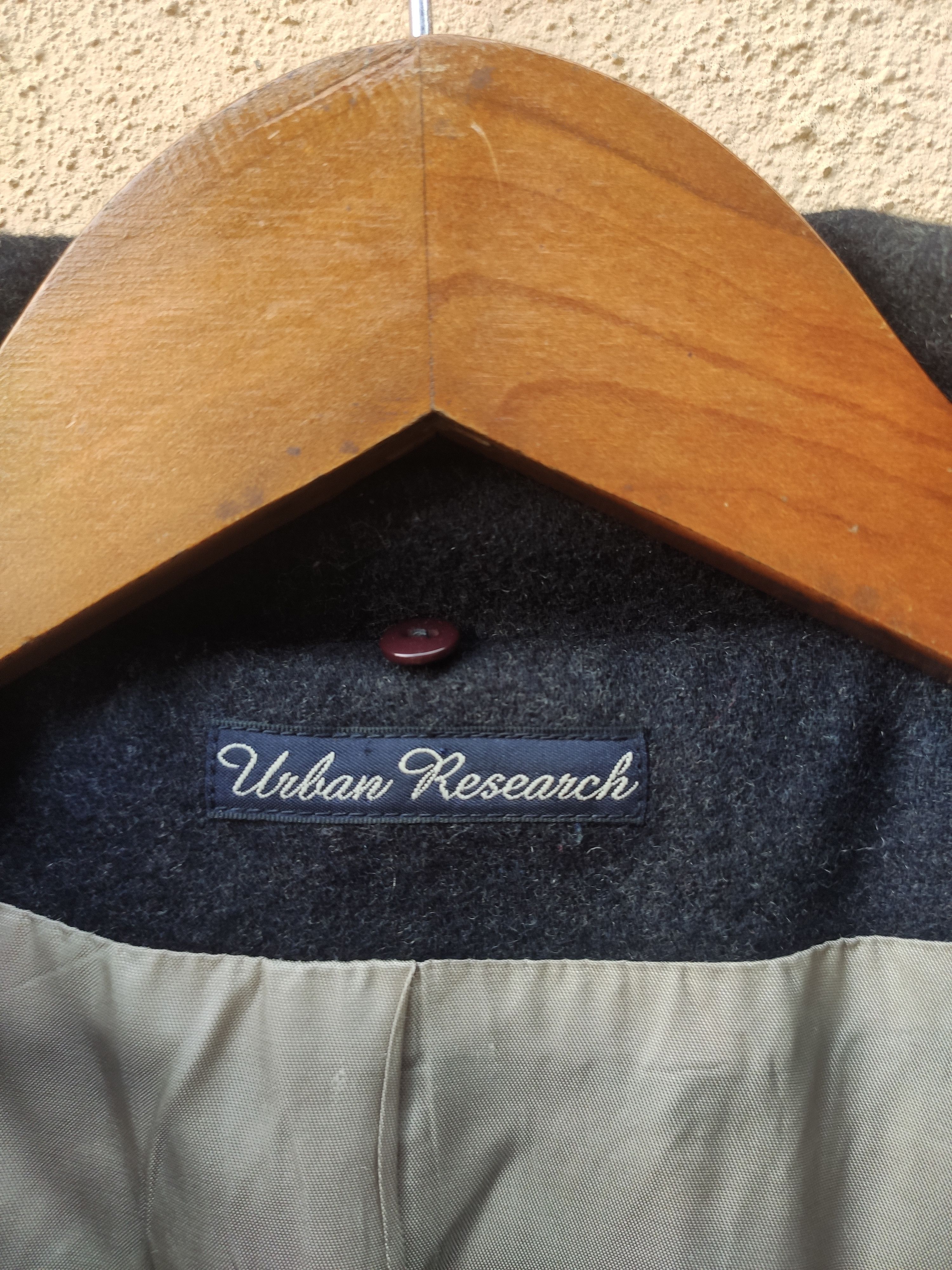 URBAN RESEARCH DOORS Urban Research Jacket long Jacket wool Size S / US 4 / IT 40 - 8 Thumbnail