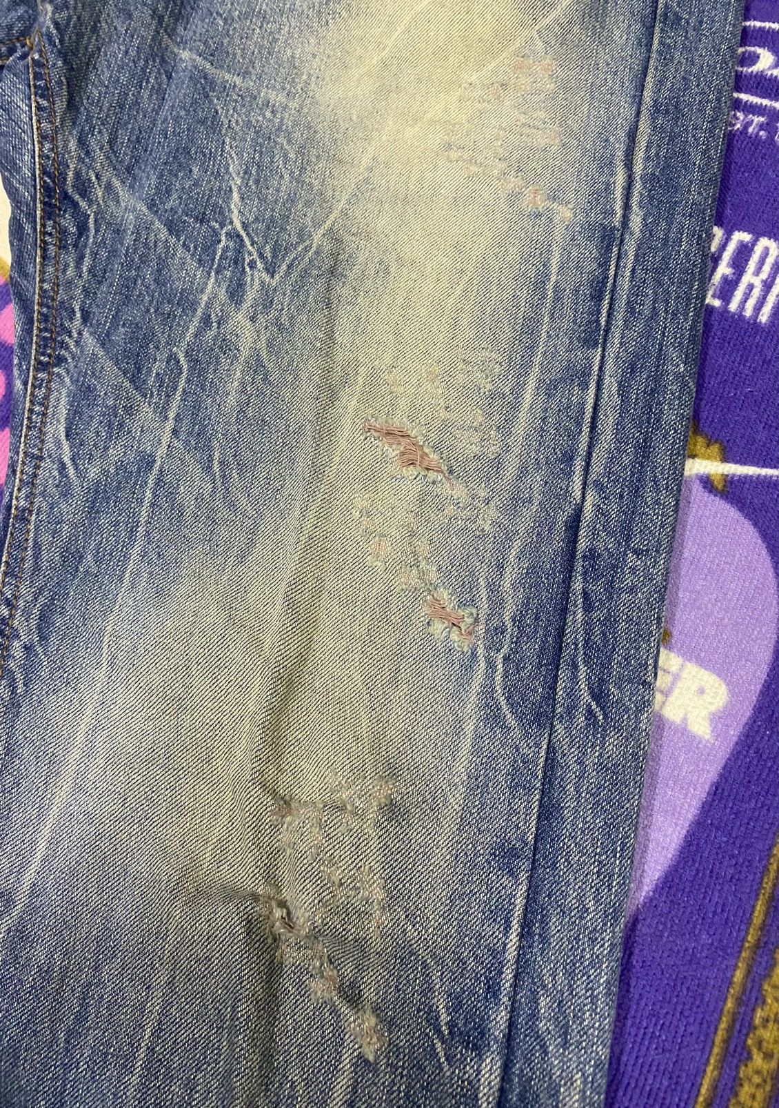 Japanese Brand Rare 🔥 Distressed Denim x Japanese Brand by 2#1 x Rare Size US 34 / EU 50 - 11 Thumbnail