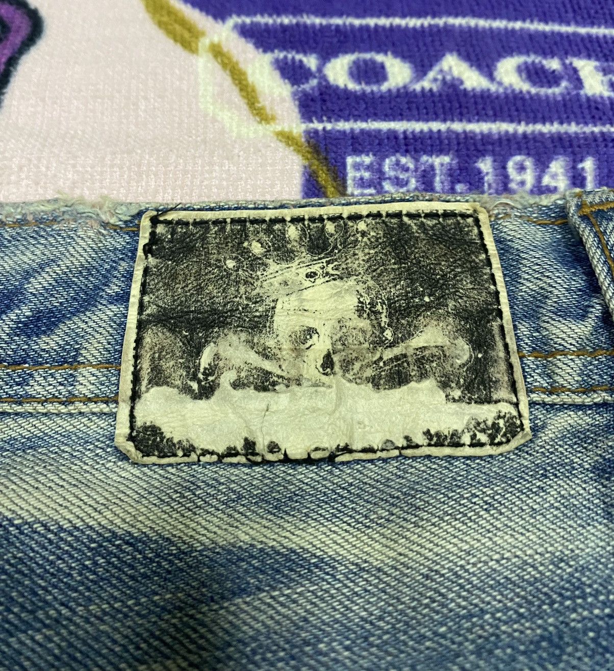 Japanese Brand Rare 🔥 Distressed Denim x Japanese Brand by 2#1 x Rare Size US 34 / EU 50 - 7 Thumbnail