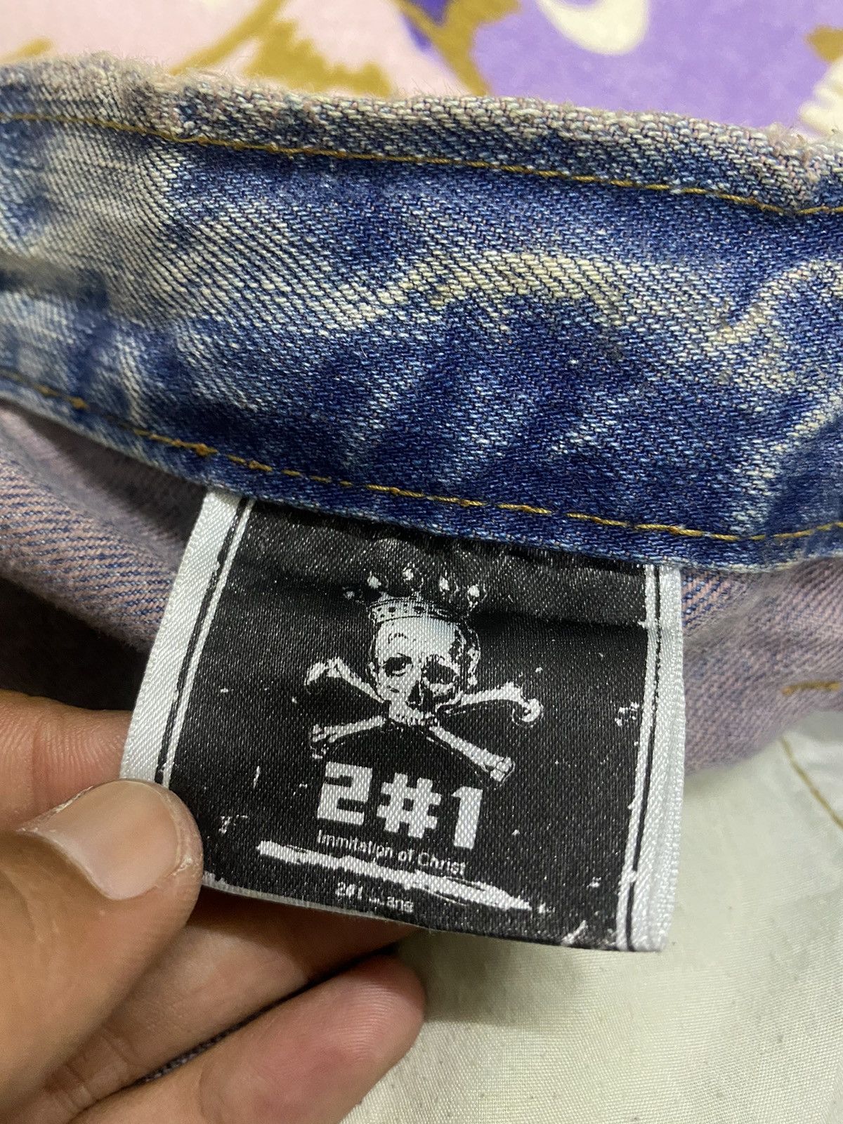 Japanese Brand Rare 🔥 Distressed Denim x Japanese Brand by 2#1 x Rare Size US 34 / EU 50 - 12 Thumbnail