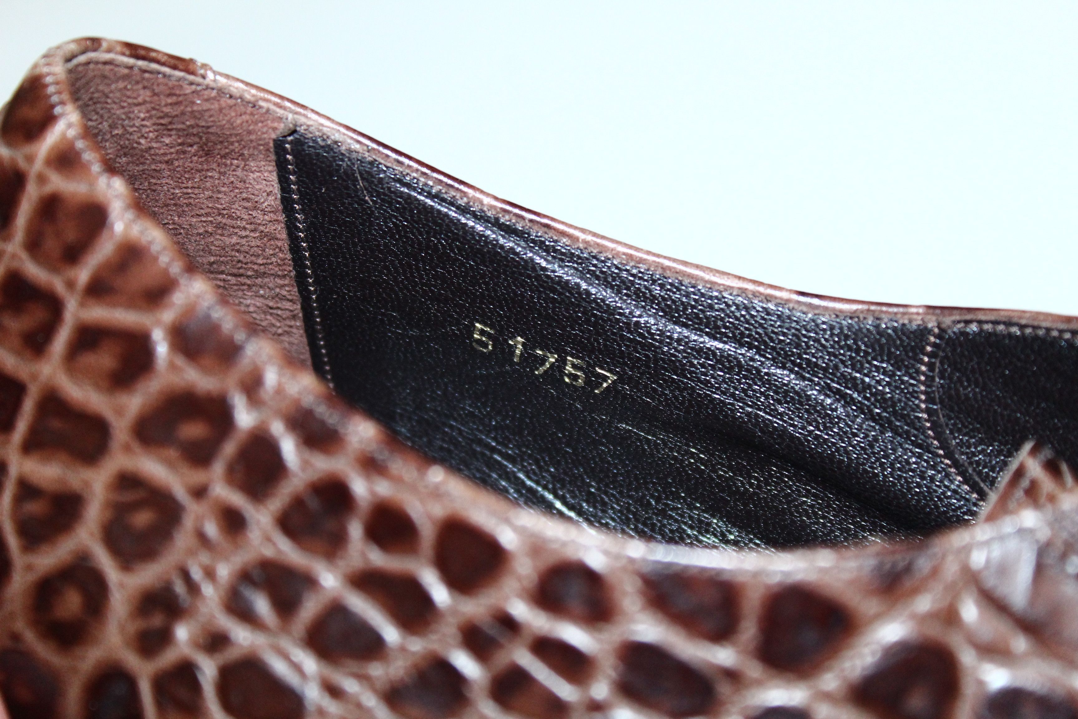 Yanko Design Yanko Design Alligator Leather Shoes Size US 7 / EU 40 - 10 Thumbnail