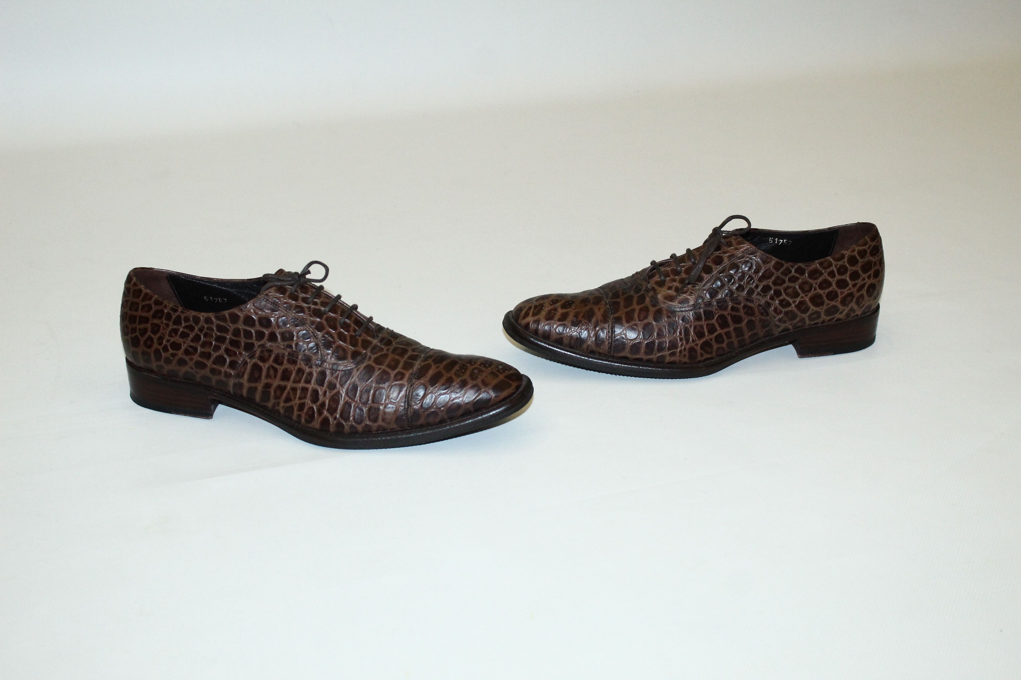 Yanko Design Yanko Design Alligator Leather Shoes Size US 7 / EU 40 - 3 Thumbnail