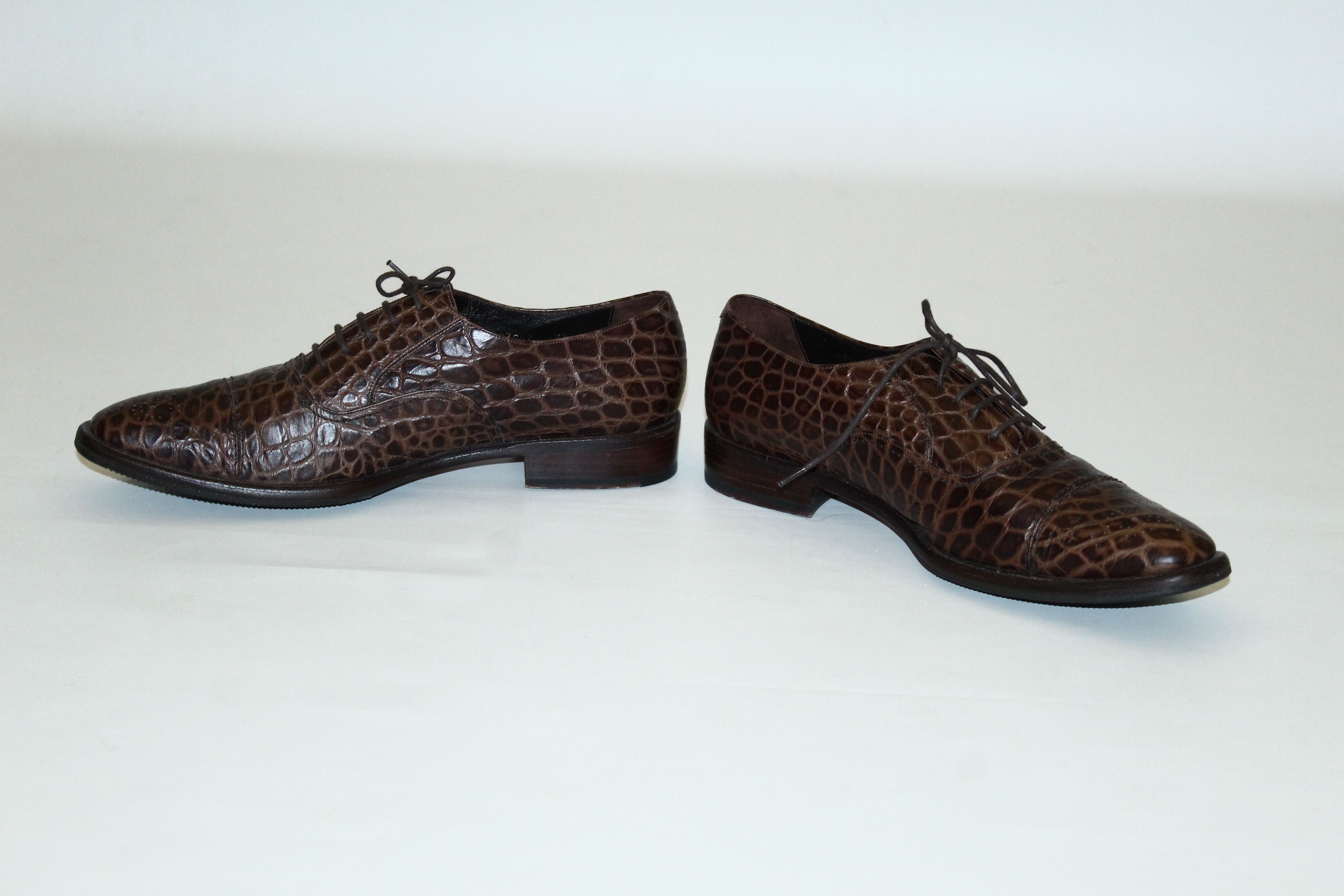 Yanko Design Yanko Design Alligator Leather Shoes Size US 7 / EU 40 - 4 Thumbnail