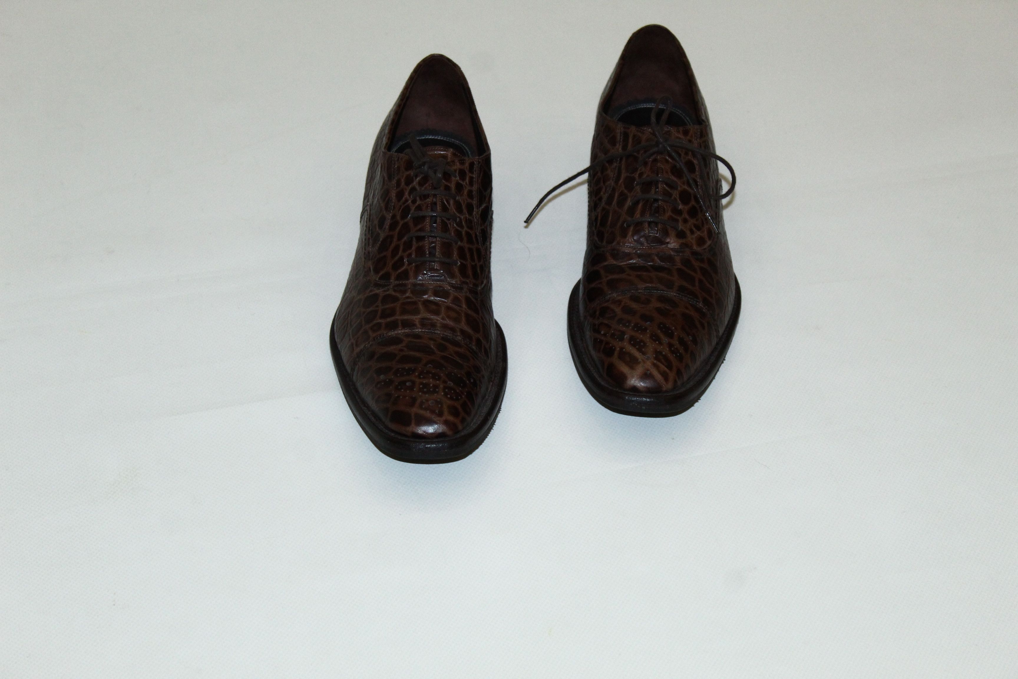 Yanko Design Yanko Design Alligator Leather Shoes Size US 7 / EU 40 - 2 Thumbnail