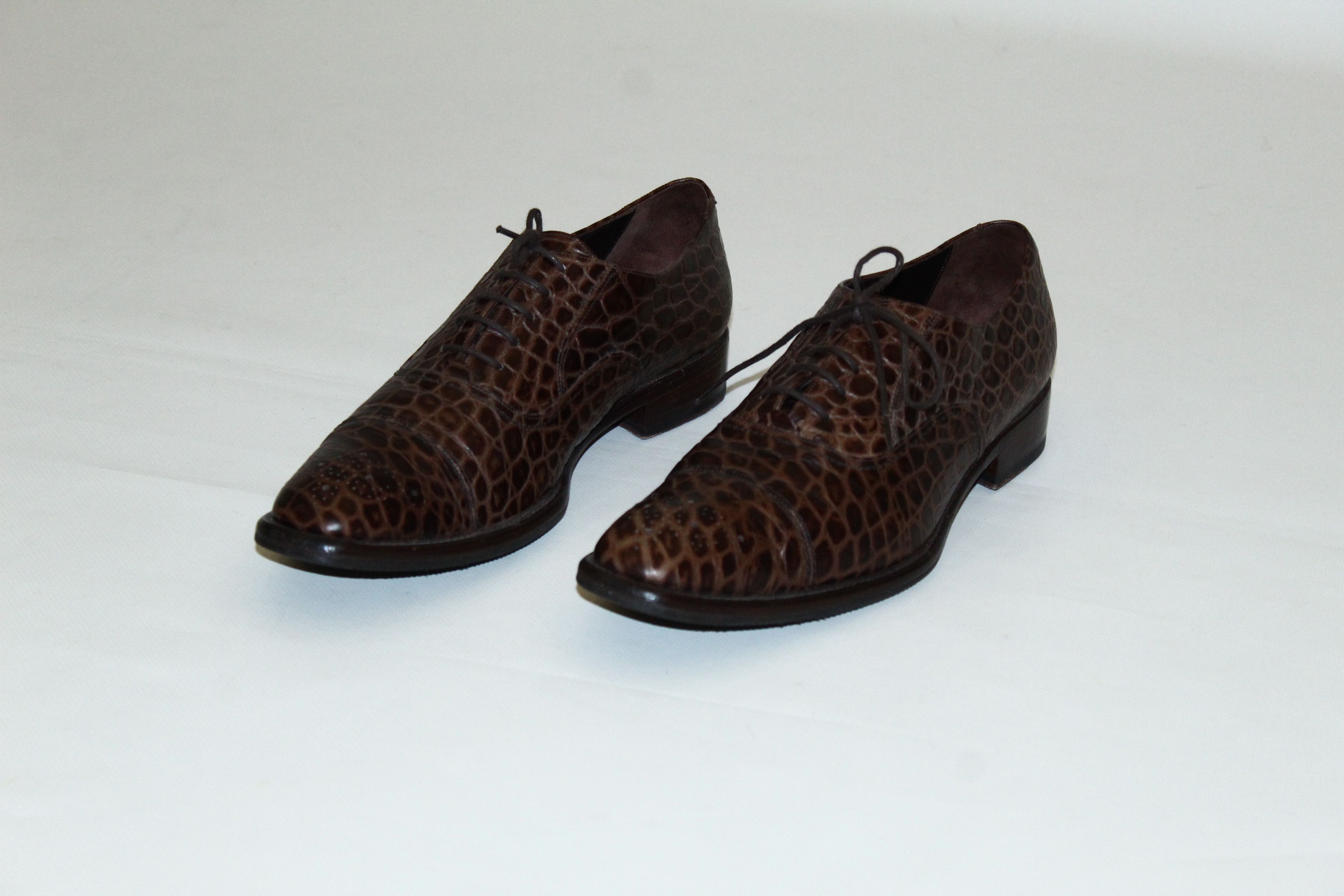 Yanko Design Yanko Design Alligator Leather Shoes Size US 7 / EU 40 - 12 Thumbnail