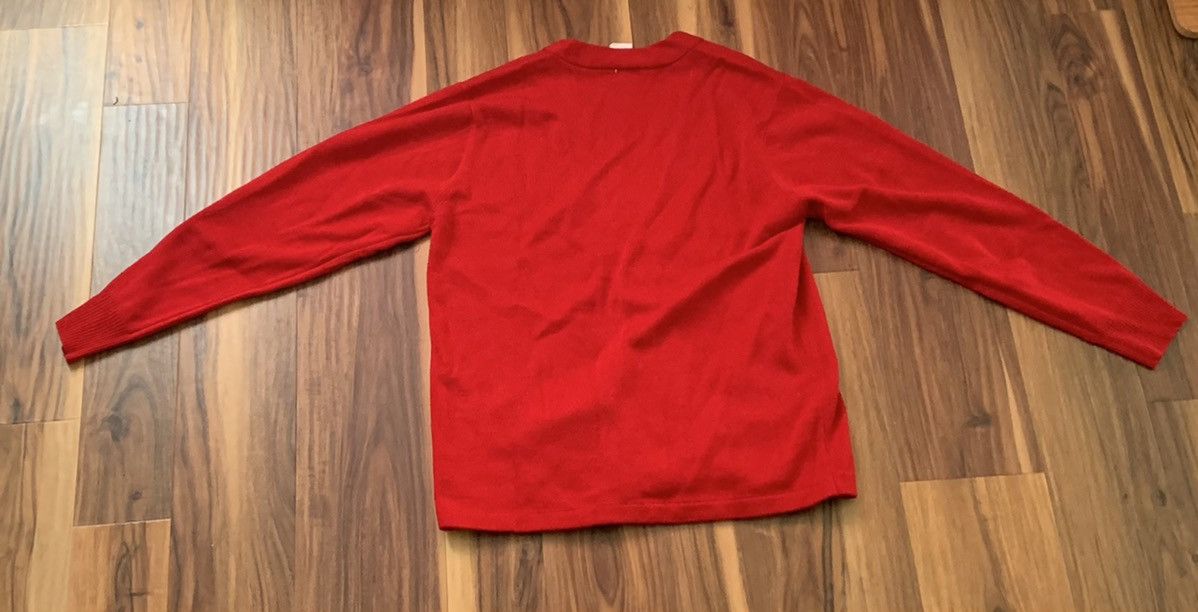 Vintage Vintage Red Cardigan Size US M / EU 48-50 / 2 - 2 Thumbnail