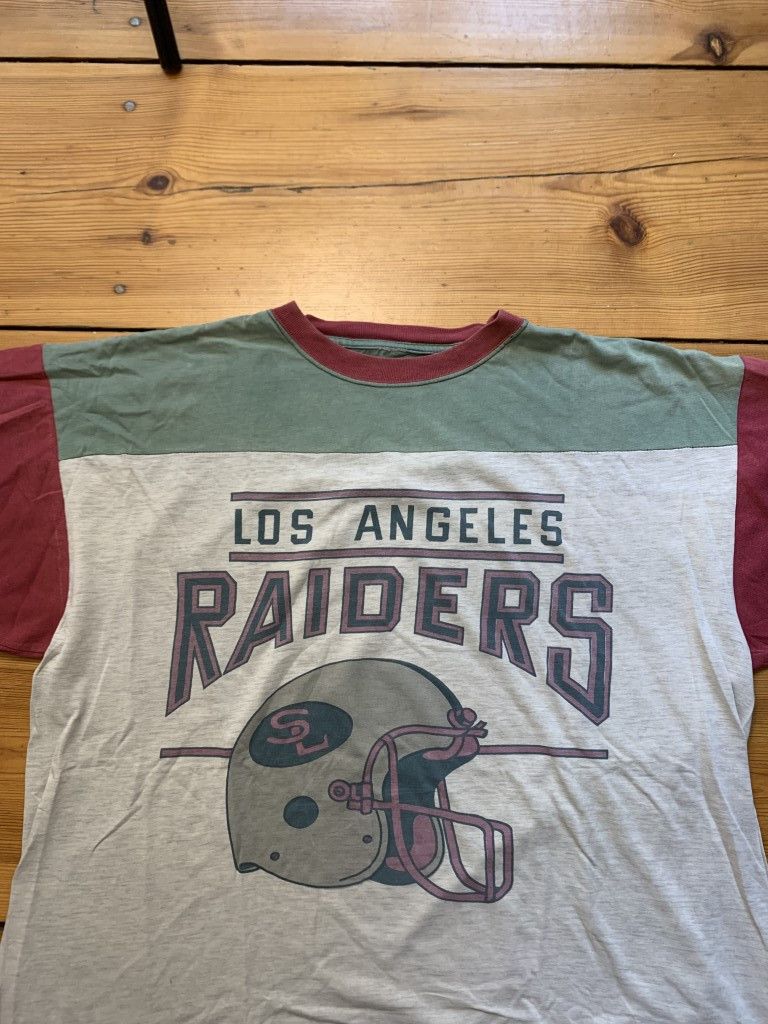 NFL × Vintage 80’s Los Angeles raider vintage old school graphic tee Size US XL / EU 56 / 4 - 3 Thumbnail