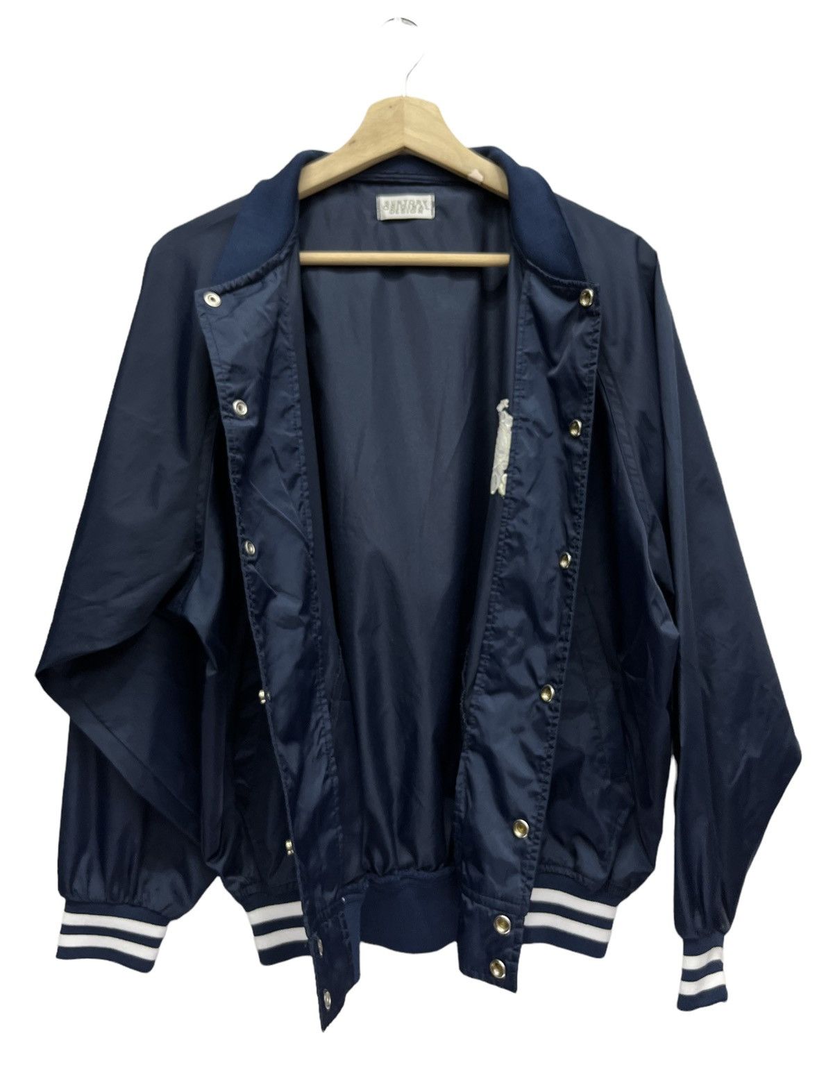 Mr. Gentleman 🔥SUNTORY COFFEE BOSS Nylon Windbreaker Bomber Style Jacket Size US S / EU 44-46 / 1 - 5 Thumbnail