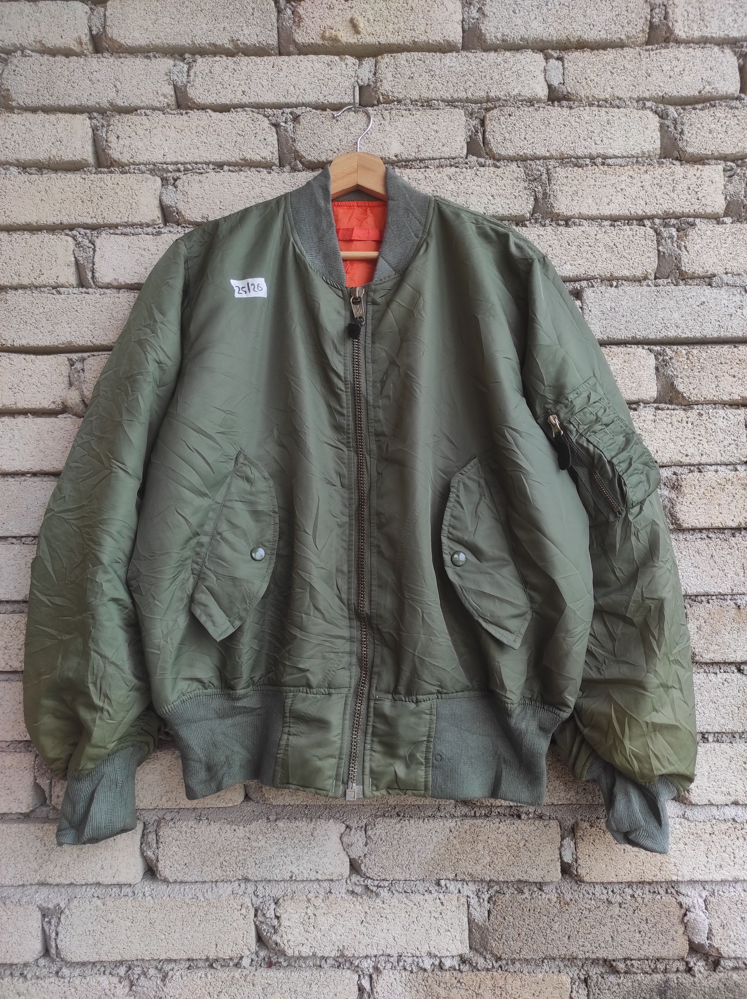 air force type ma1 ma-1 bomber jacket sun faded