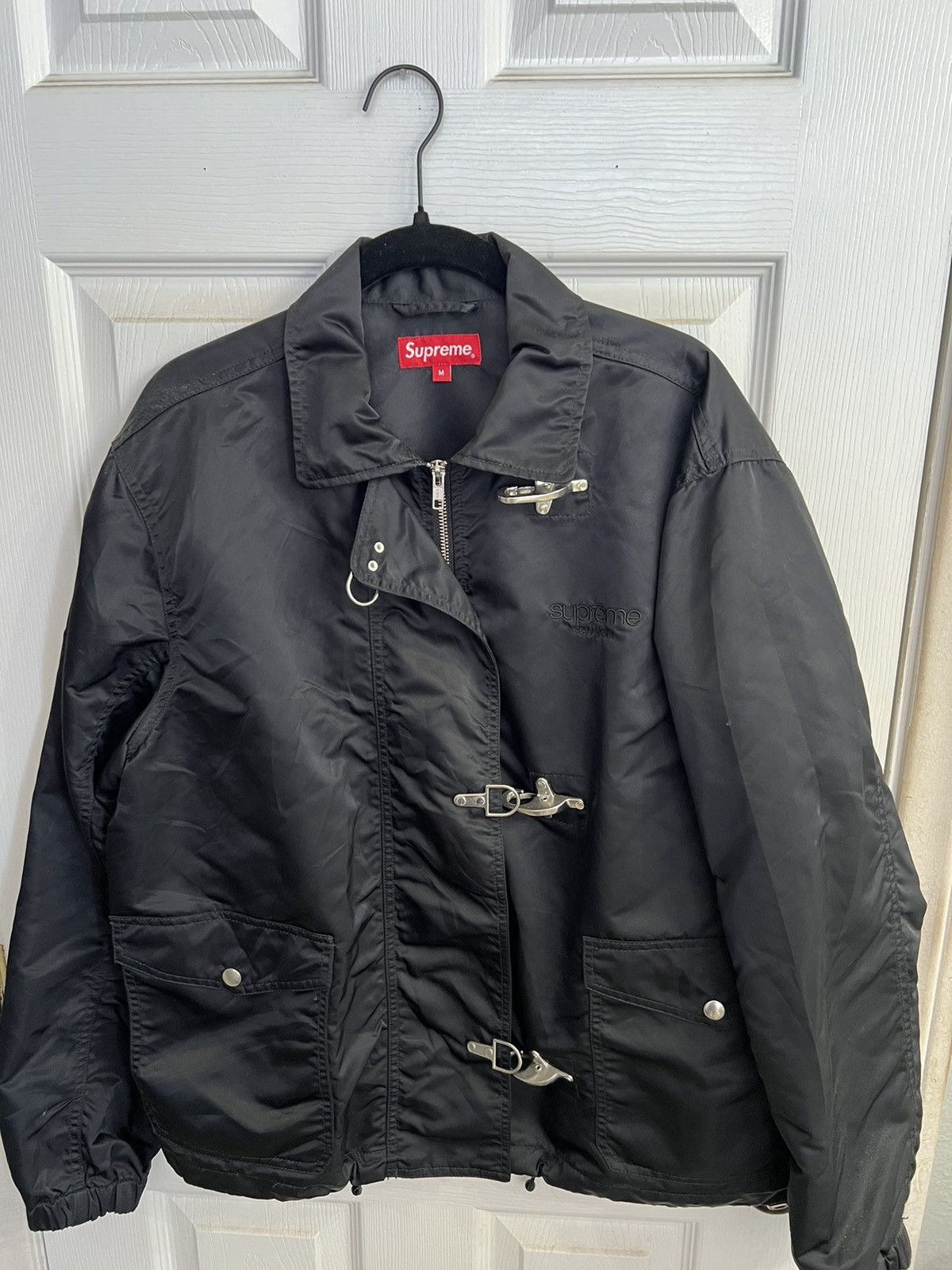 Supreme nylon 2024 turnout jacket