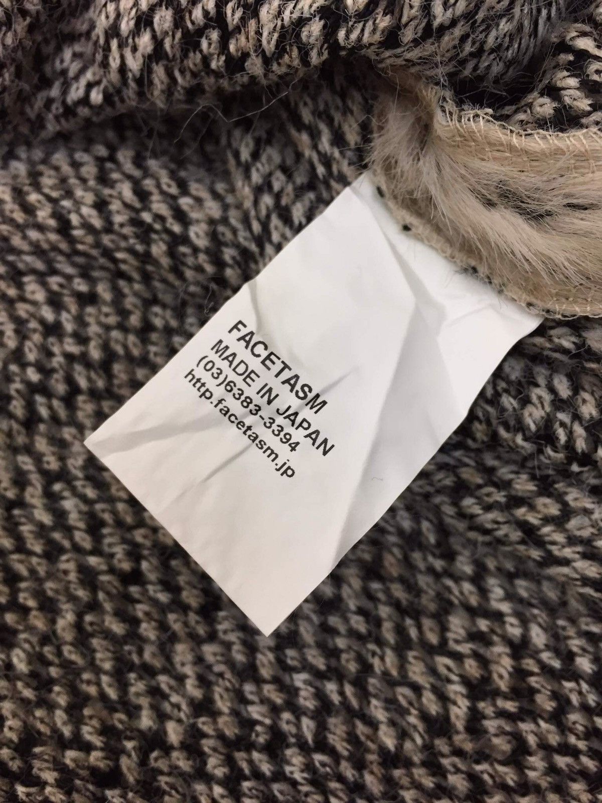 Facetasm FACETASM Acrylic Beige Poncho Size US XXL / EU 58 / 5 - 9 Thumbnail