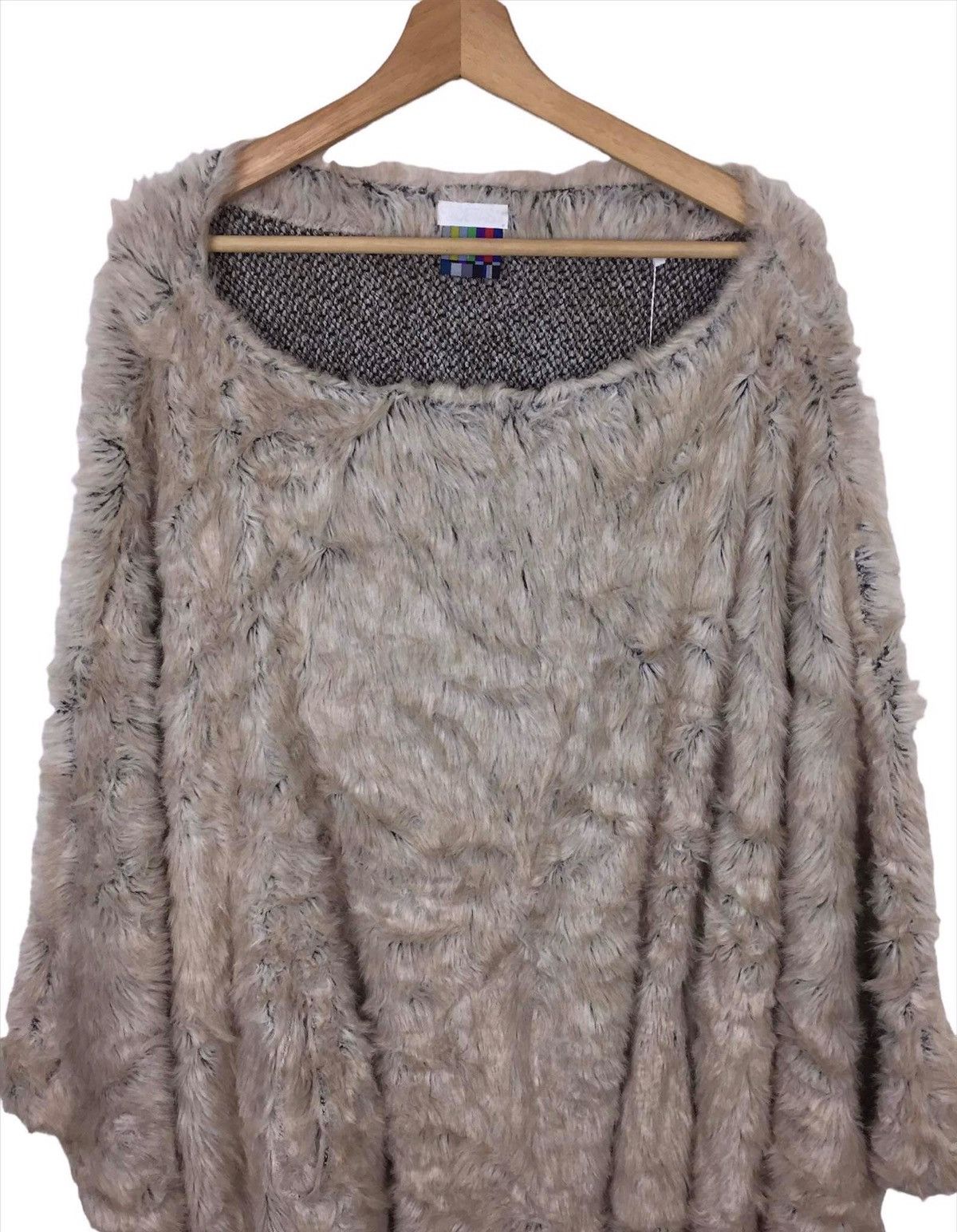 Facetasm FACETASM Acrylic Beige Poncho Size US XXL / EU 58 / 5 - 2 Thumbnail