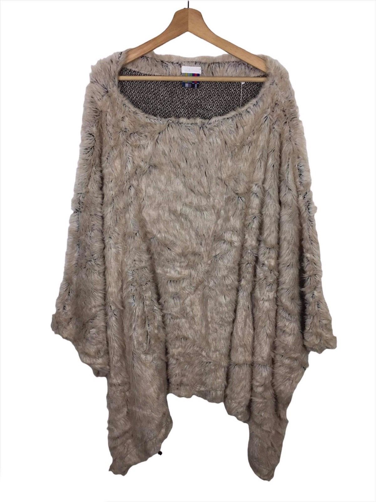 Facetasm FACETASM Acrylic Beige Poncho Size US XXL / EU 58 / 5 - 1 Thumbnail