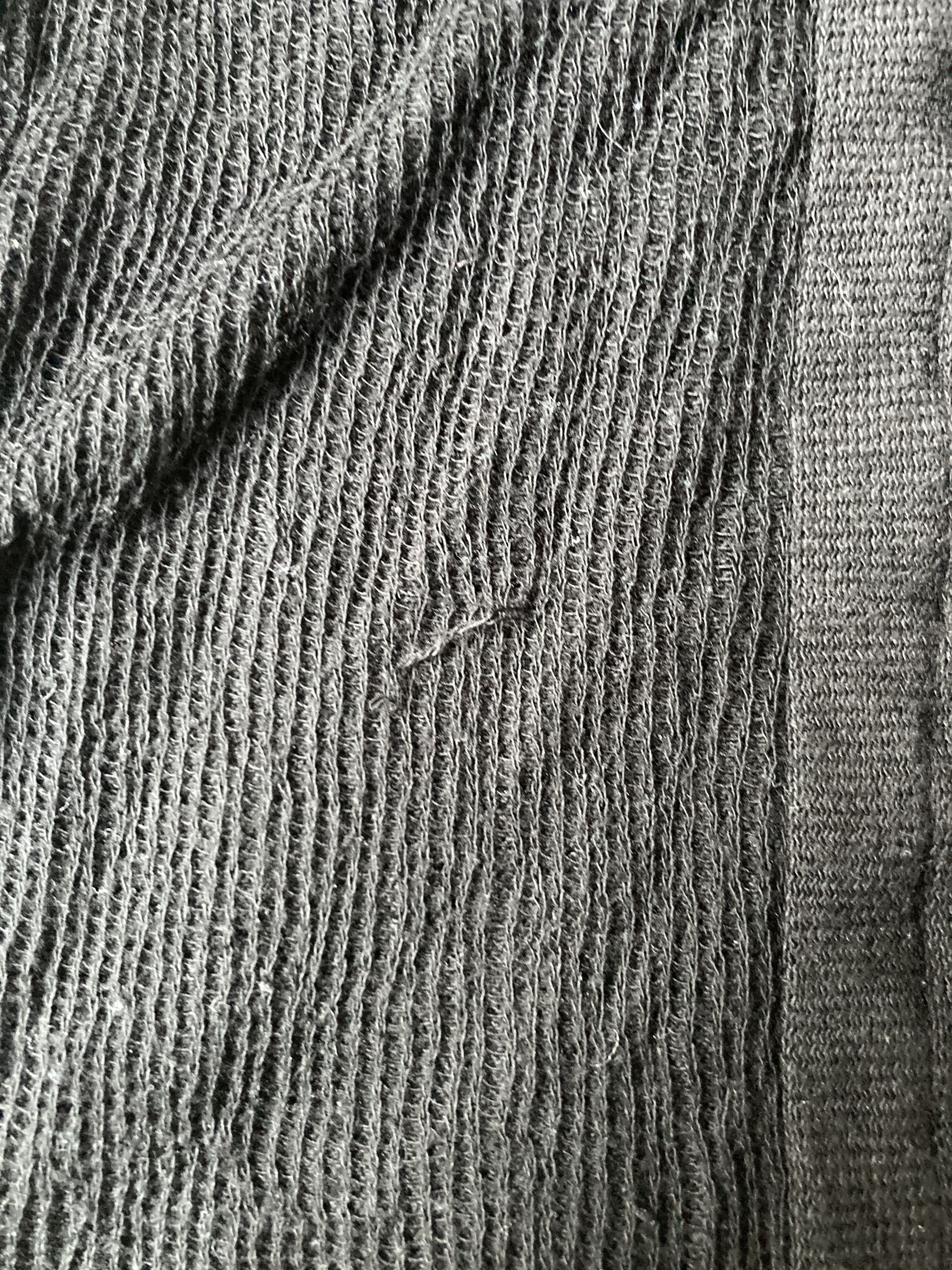 Julius MA Julius Dual Fabric Angora Cotton Long Sleeve Knit | Grailed