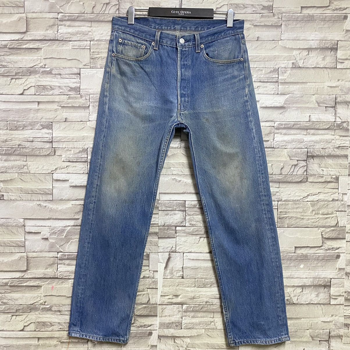 Levi's Vintage Levis 501 Sputnik Mudwash Jeans 32x29 Size US 32 / EU 48 - 4 Thumbnail