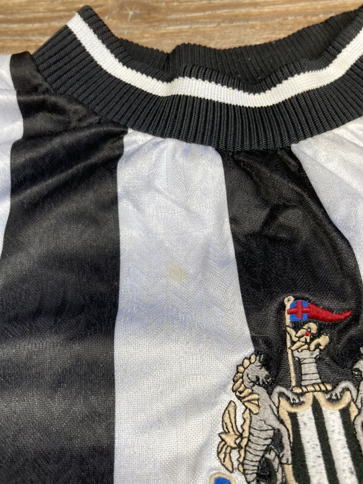 Vintage Vintage New Castle United brown ale striped jersey Size US M / EU 48-50 / 2 - 8 Thumbnail