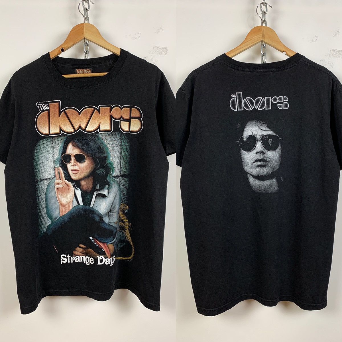 Band Tees Vintage The Doors Strange Days Jim Morrison Graphic T-Shirt Size US L / EU 52-54 / 3 - 1 Thumbnail