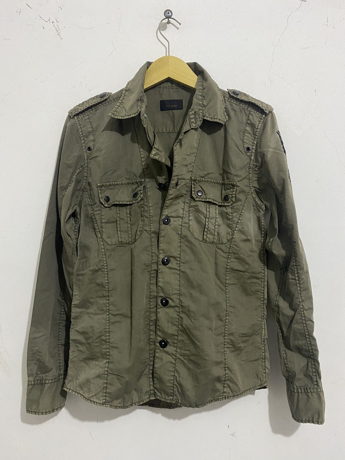 If Six Was Nine 💸BINDINGOFFER💸Tete Homme Army Shirt By Issey Miyake Size US S / EU 44-46 / 1 - 2 Thumbnail