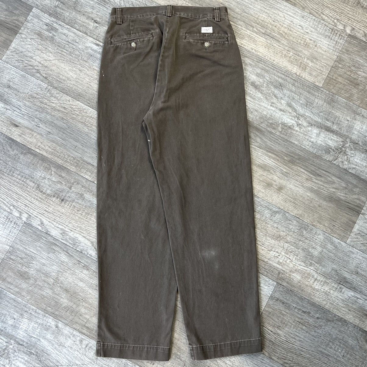 Polo Ralph Lauren vintage polo ralph lauren dark brown faded chino pant Size US 30 / EU 46 - 5 Thumbnail