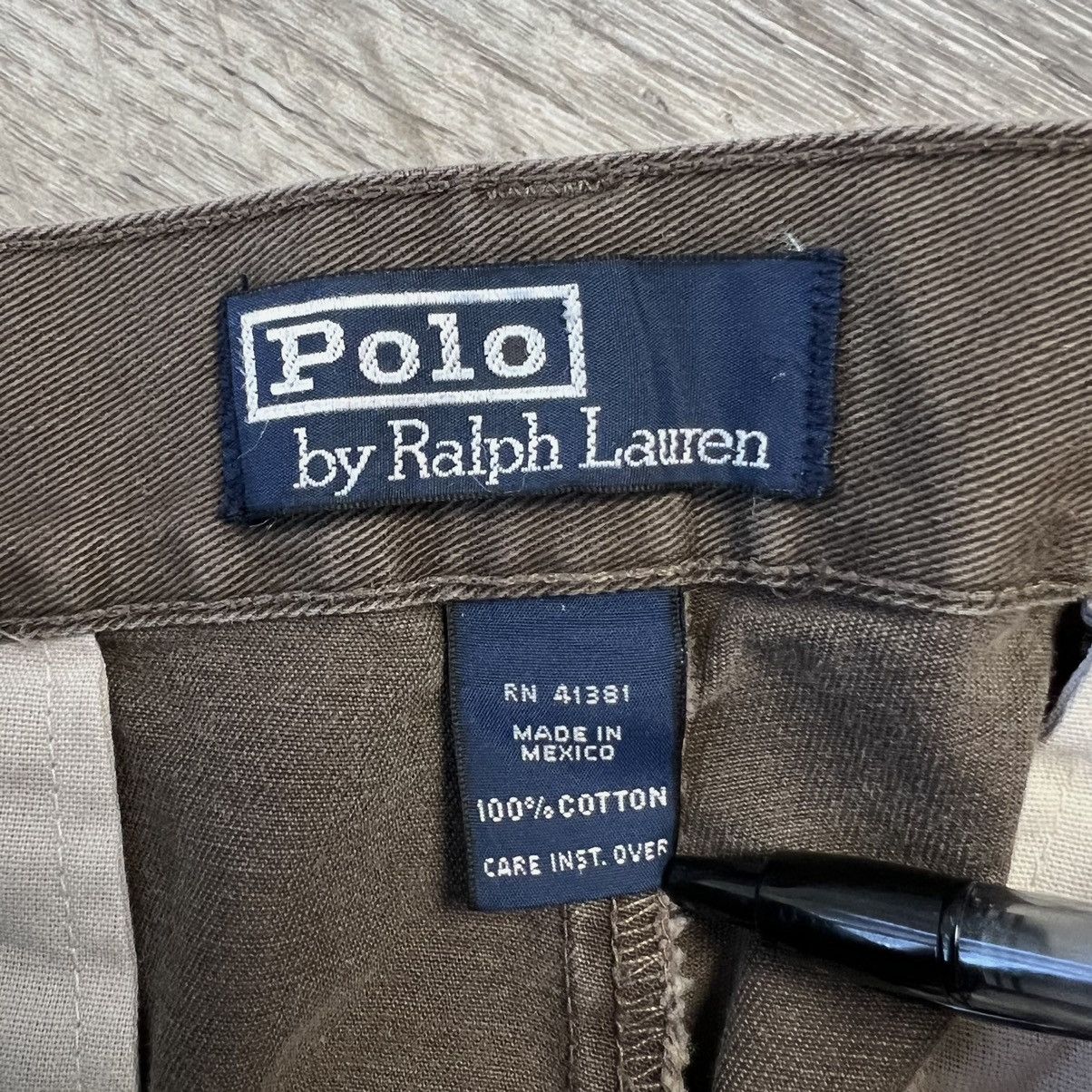 Polo Ralph Lauren vintage polo ralph lauren dark brown faded chino pant Size US 30 / EU 46 - 4 Thumbnail