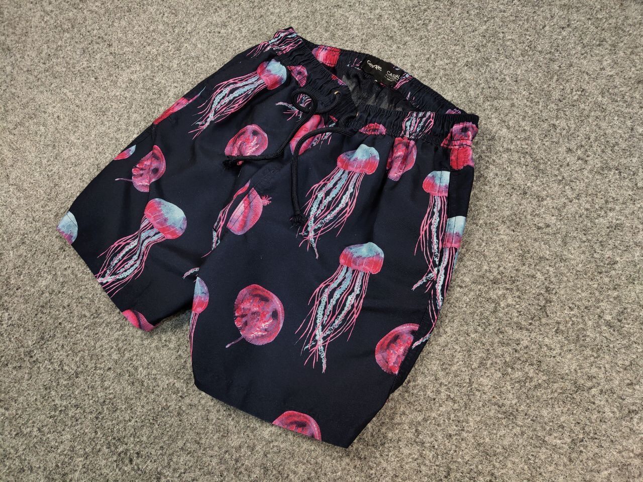 Vintage Vintage 90s Jellyfish Art Casual Shorts Streetwear Hawaiian Size US 32 / EU 48 - 3 Thumbnail