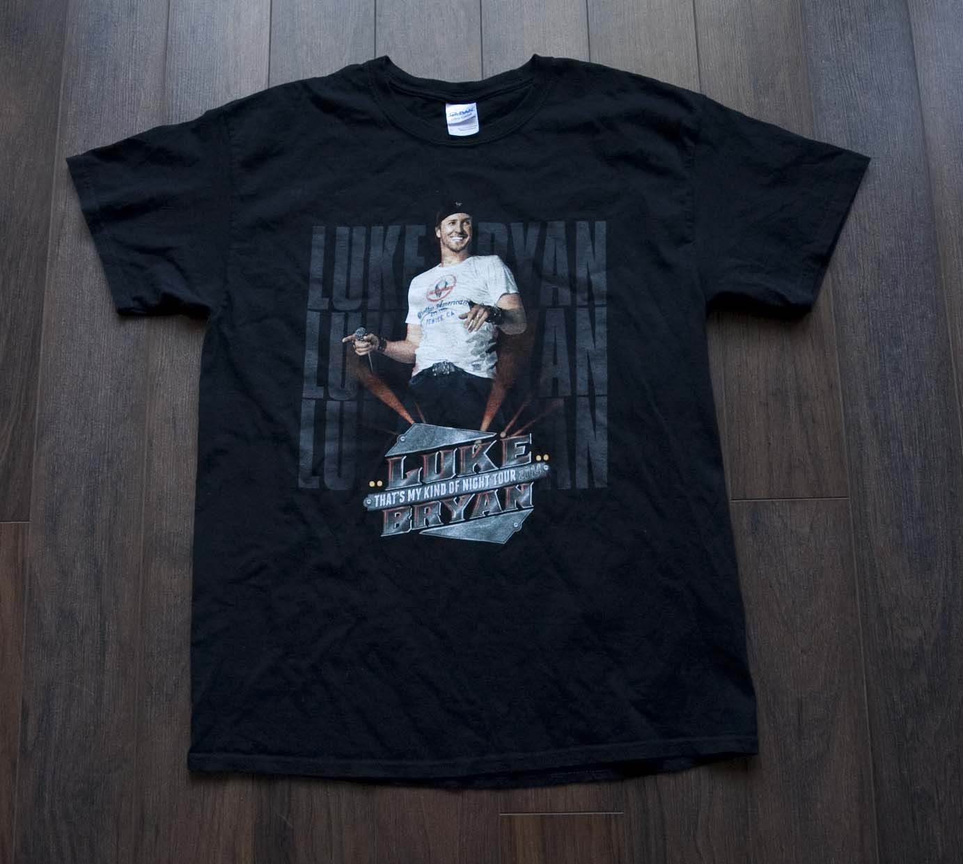 Gildan Luke Bryan T Shirt 2014 Tour Size L Size US L / EU 52-54 / 3 - 1 Thumbnail