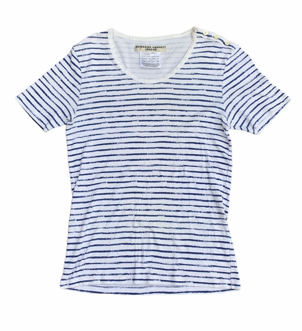 Katharine Hamnett London stretchable stripes tee