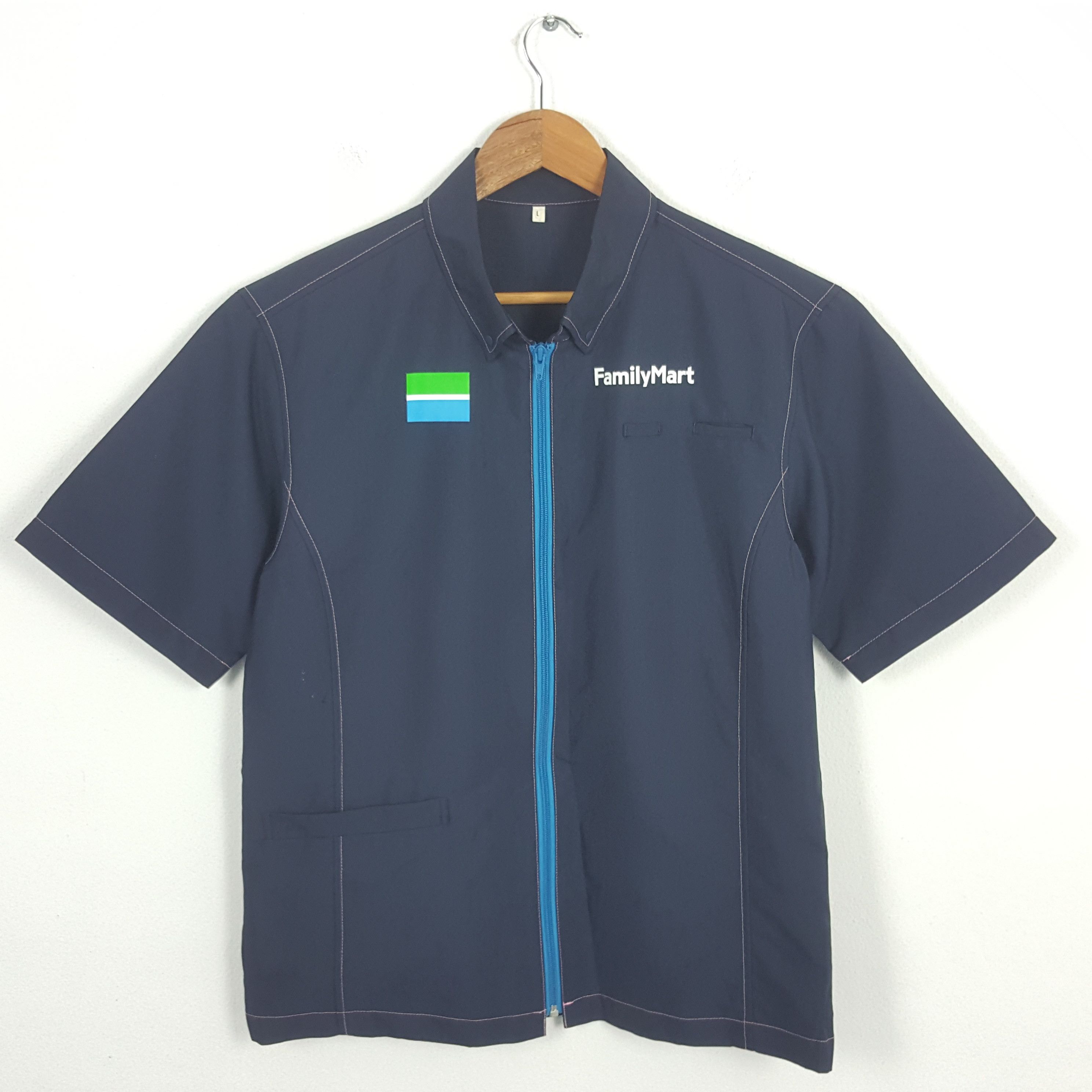 Vintage FAMILY MART Japanese Brand Working Jacket