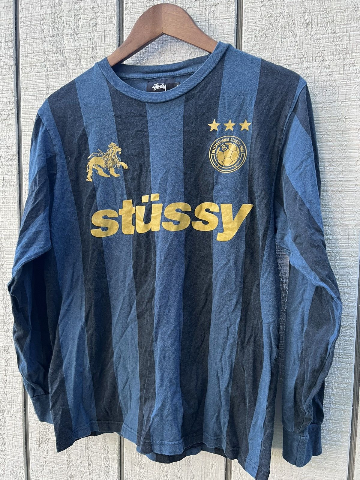 Stussy Stussy Soccer Jersey 80 Style Long Sleeve Tee Grailed