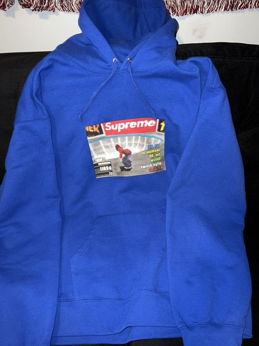 Supreme Thrasher Hooded Sweatshirt Royal - NY Tent Sale