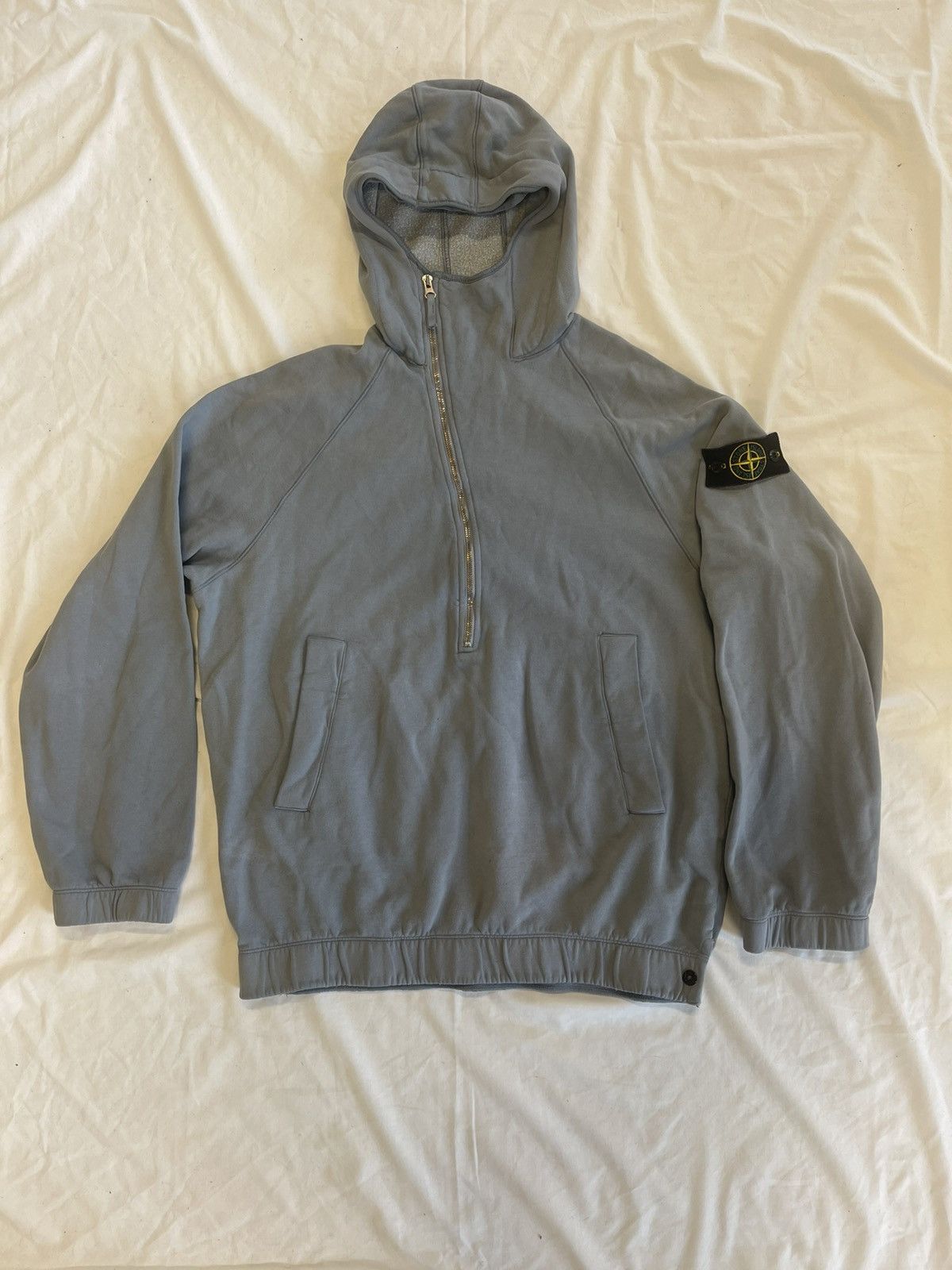 Stone Island Vintage Stone Island Half Zip Tech Hoodie A/W 2004 | Grailed
