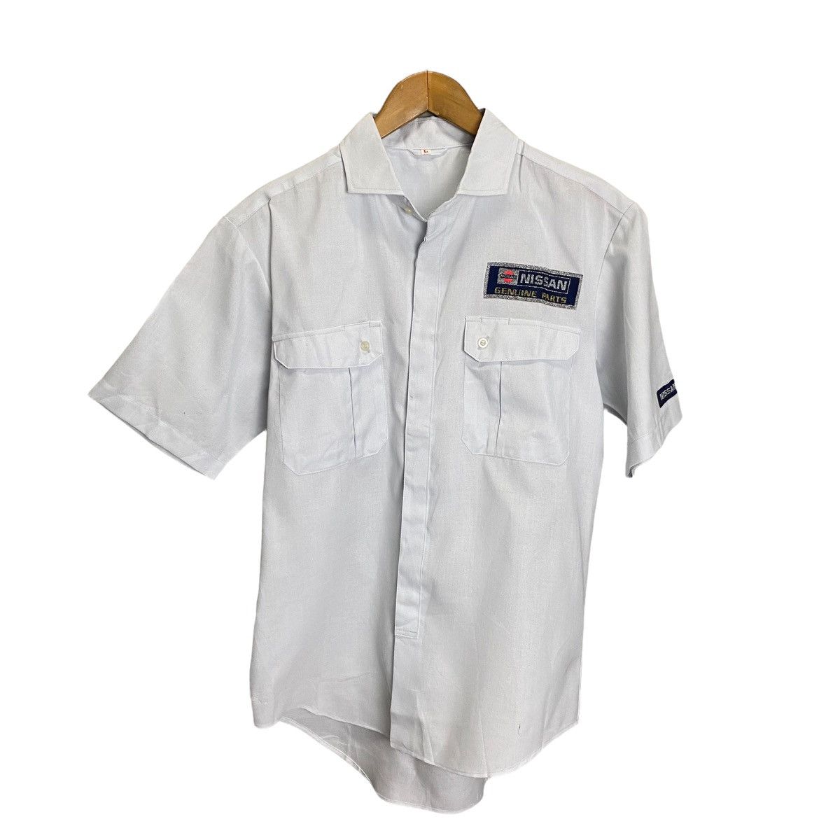 Sports Specialties × Vintage Vintage Nissan workshirt Size US L / EU 52-54 / 3 - 4 Thumbnail