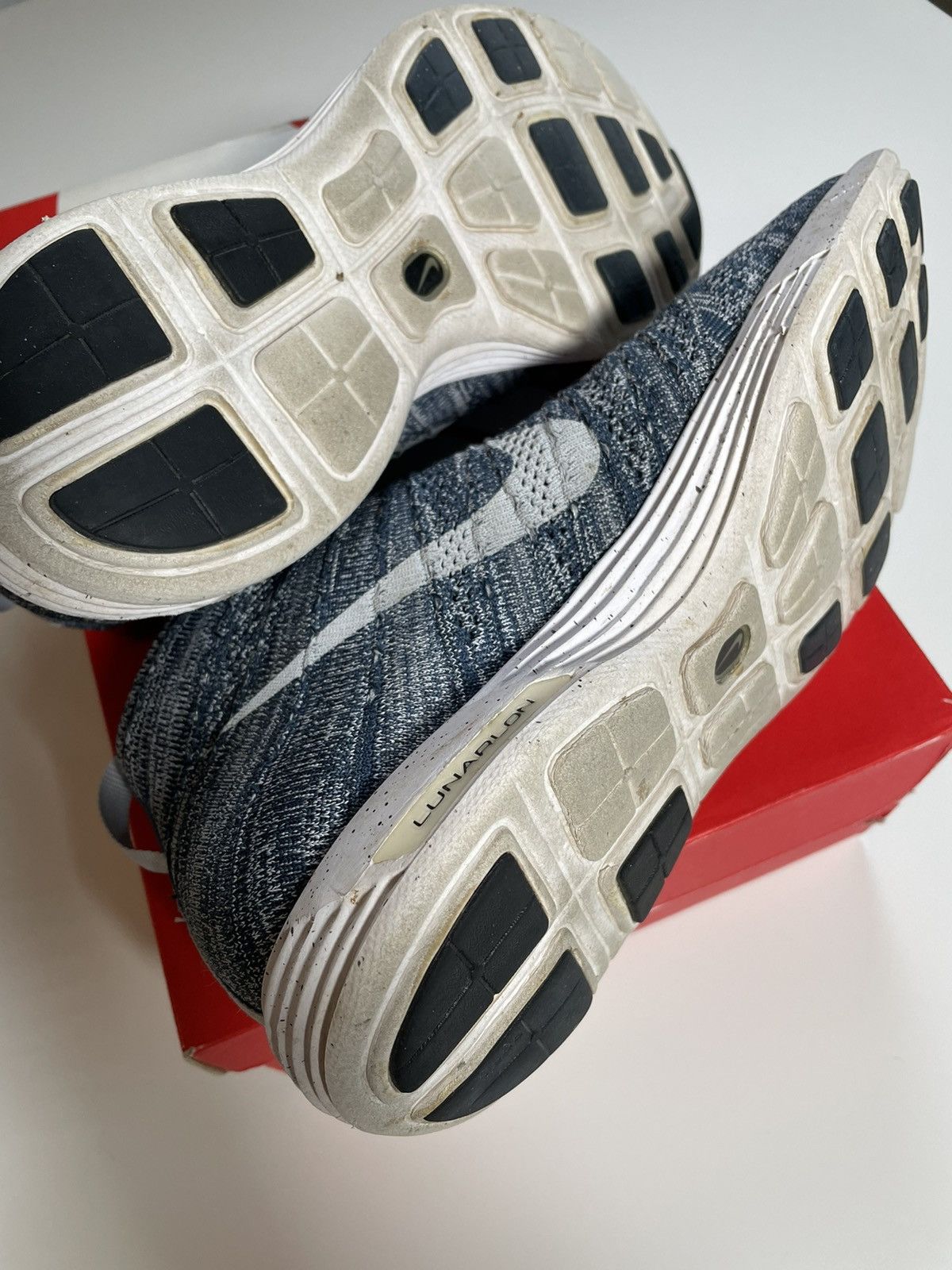 Nike Lunar Flyknit Chukka Squadron Blue 2014 Size US 9.5 / EU 42-43 - 6 Thumbnail