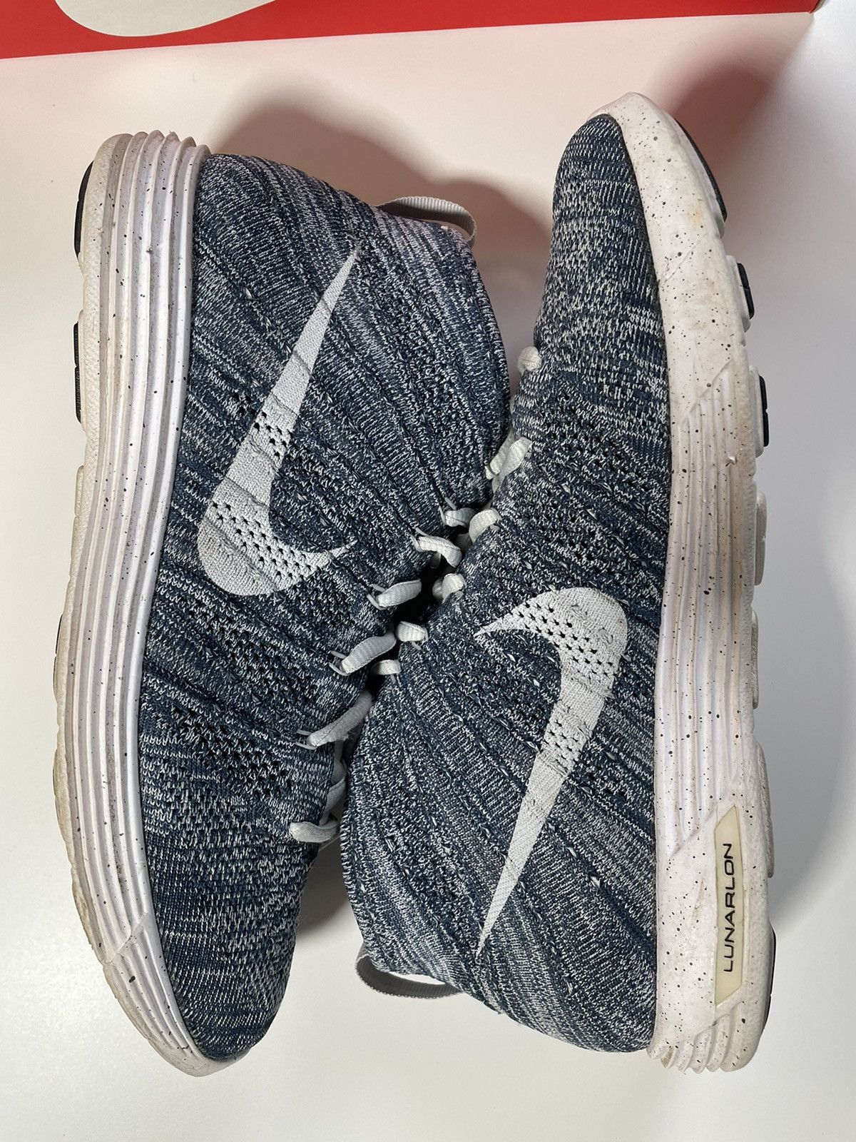 Nike Lunar Flyknit Chukka Squadron Blue 2014 Size US 9.5 / EU 42-43 - 5 Thumbnail