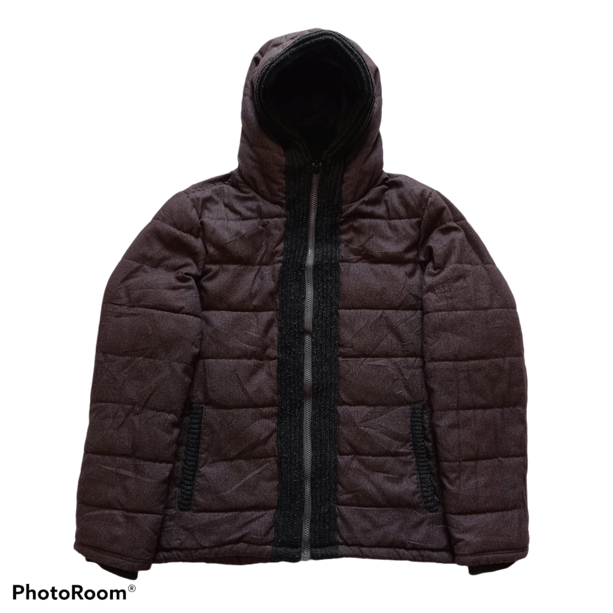 M.F editorial puffer/parkas jacket with hoodies