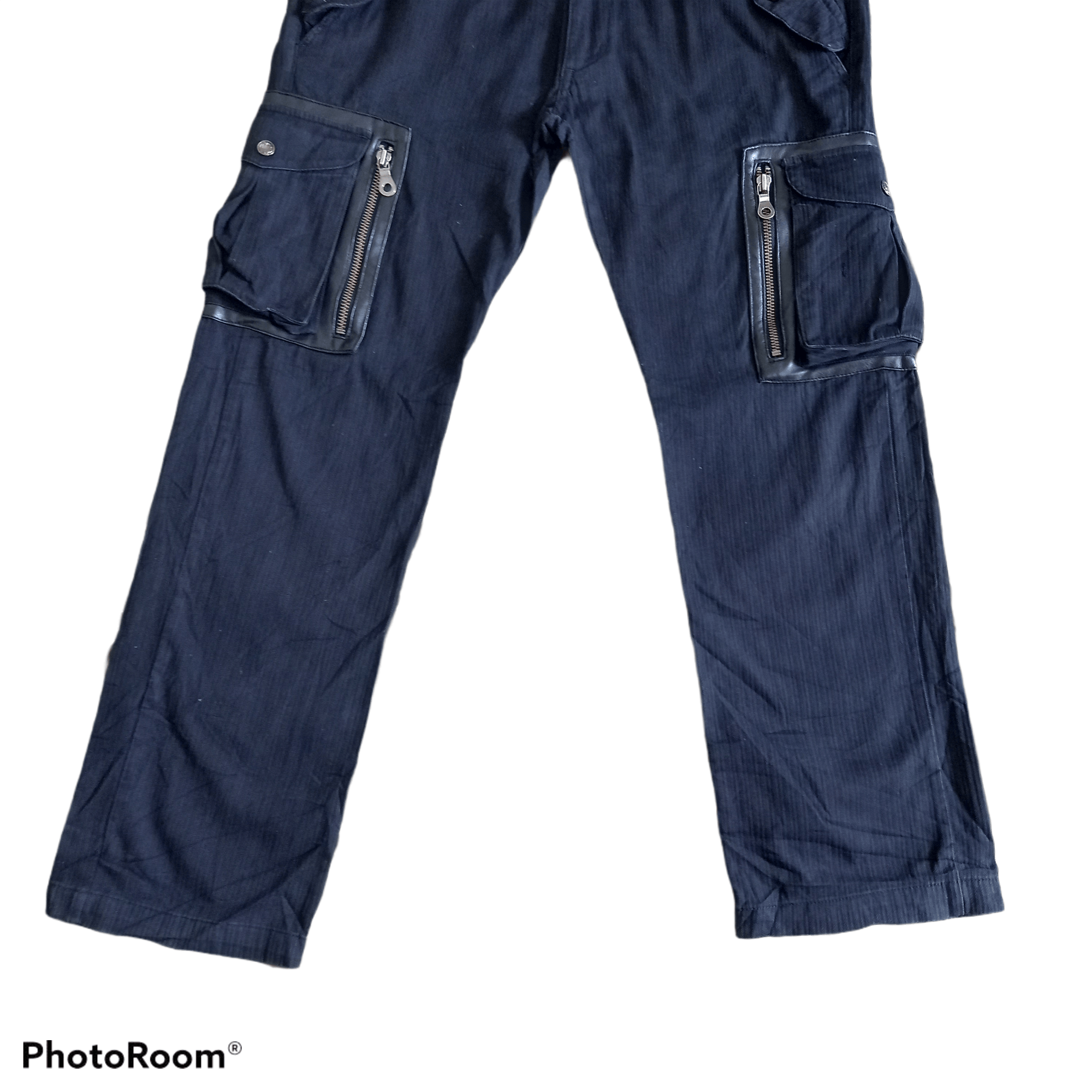 Japanese Brand BIGLIDUE - Cargo Pants 8 Multi pocket Tactical Pant Size US 33 - 20 Thumbnail