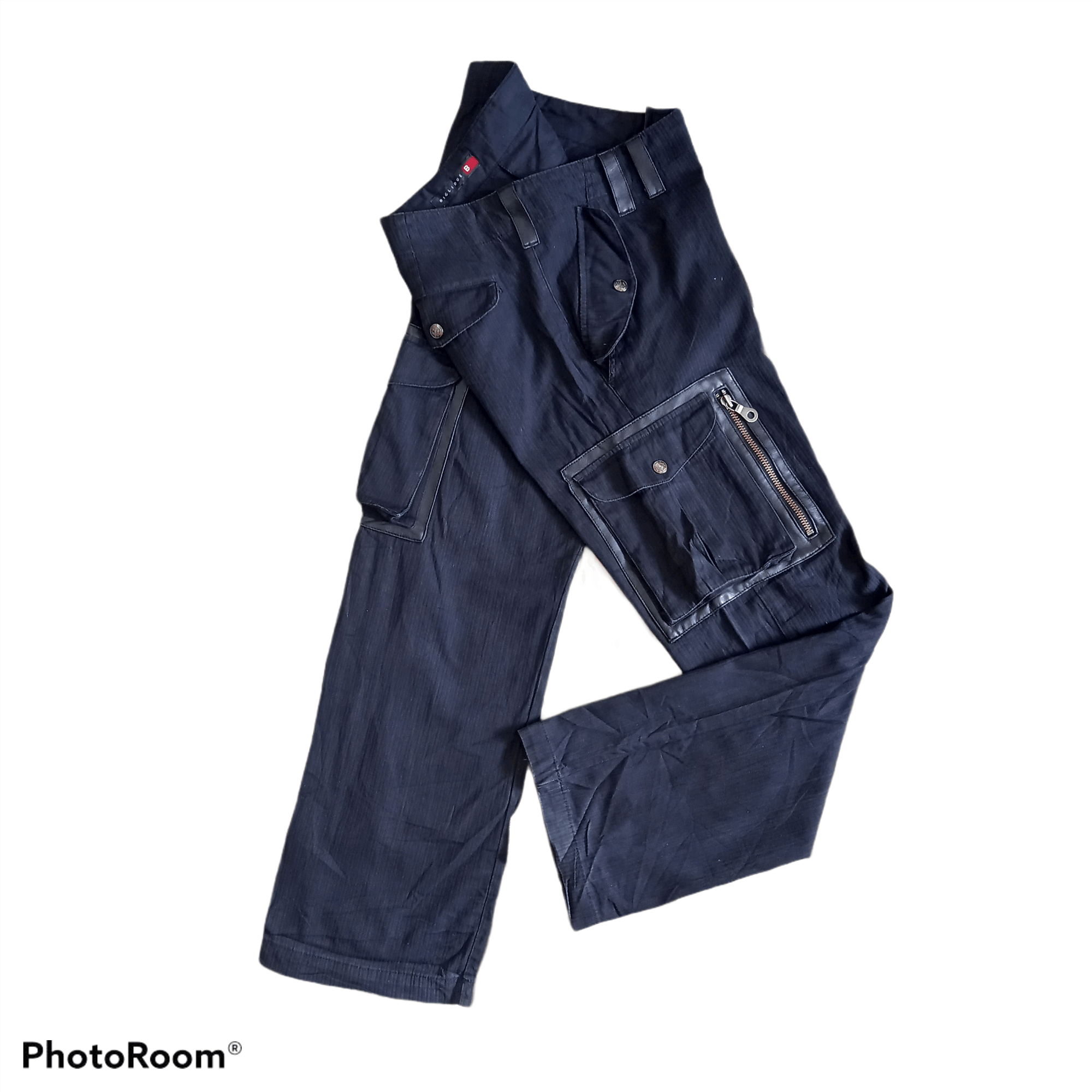 Japanese Brand BIGLIDUE - Cargo Pants 8 Multi pocket Tactical Pant Size US 33 - 17 Thumbnail