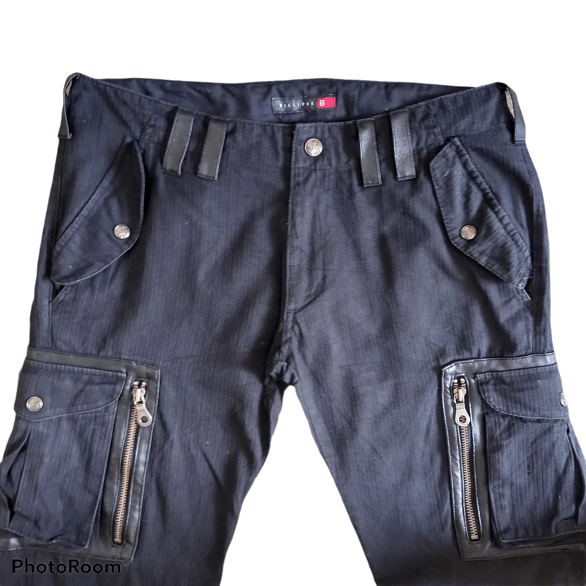 Japanese Brand BIGLIDUE - Cargo Pants 8 Multi pocket Tactical Pant Size US 33 - 5 Thumbnail