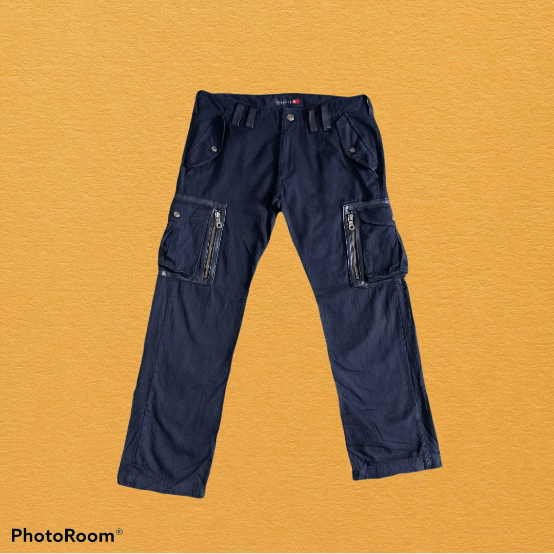 Japanese Brand BIGLIDUE - Cargo Pants 8 Multi pocket Tactical Pant Size US 33 - 2 Thumbnail